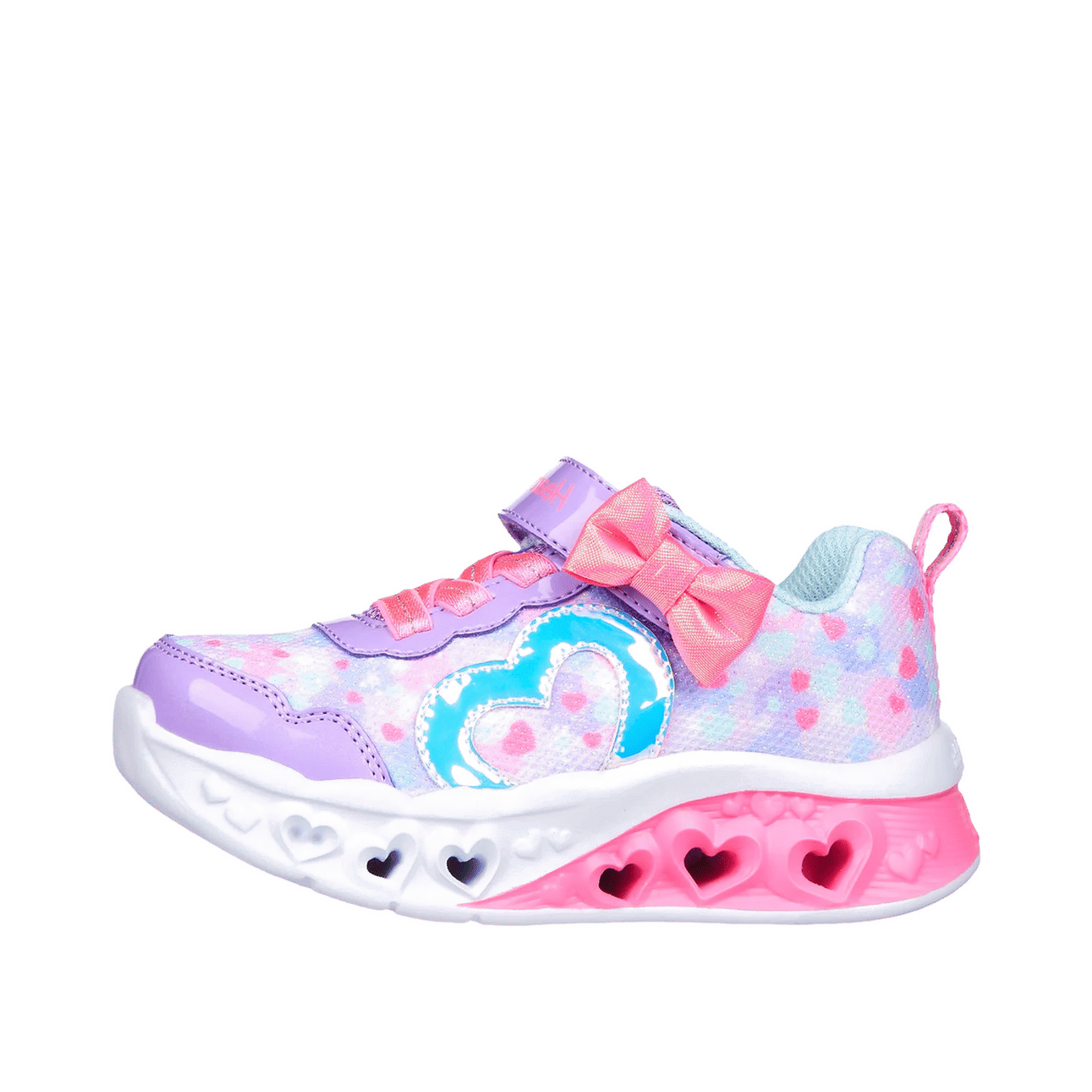 Skechers Flutter Heart Lights - Kind Spirit "Lavender/Hot Pink" | 302691NLVHP