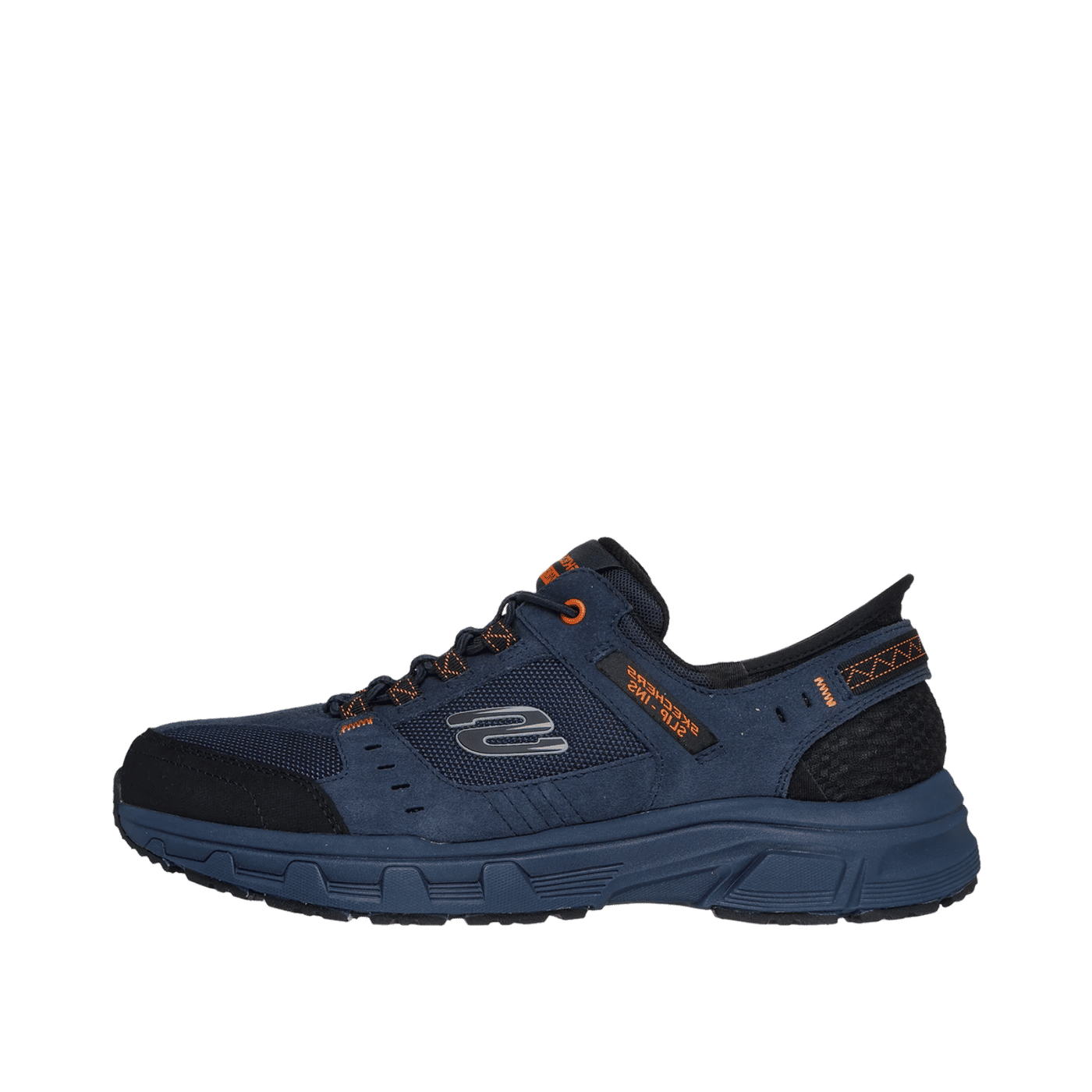 Skechers Slip-ins Relaxed Fit Oak Canyon CM "Navy/Orange" | 237450NVOR