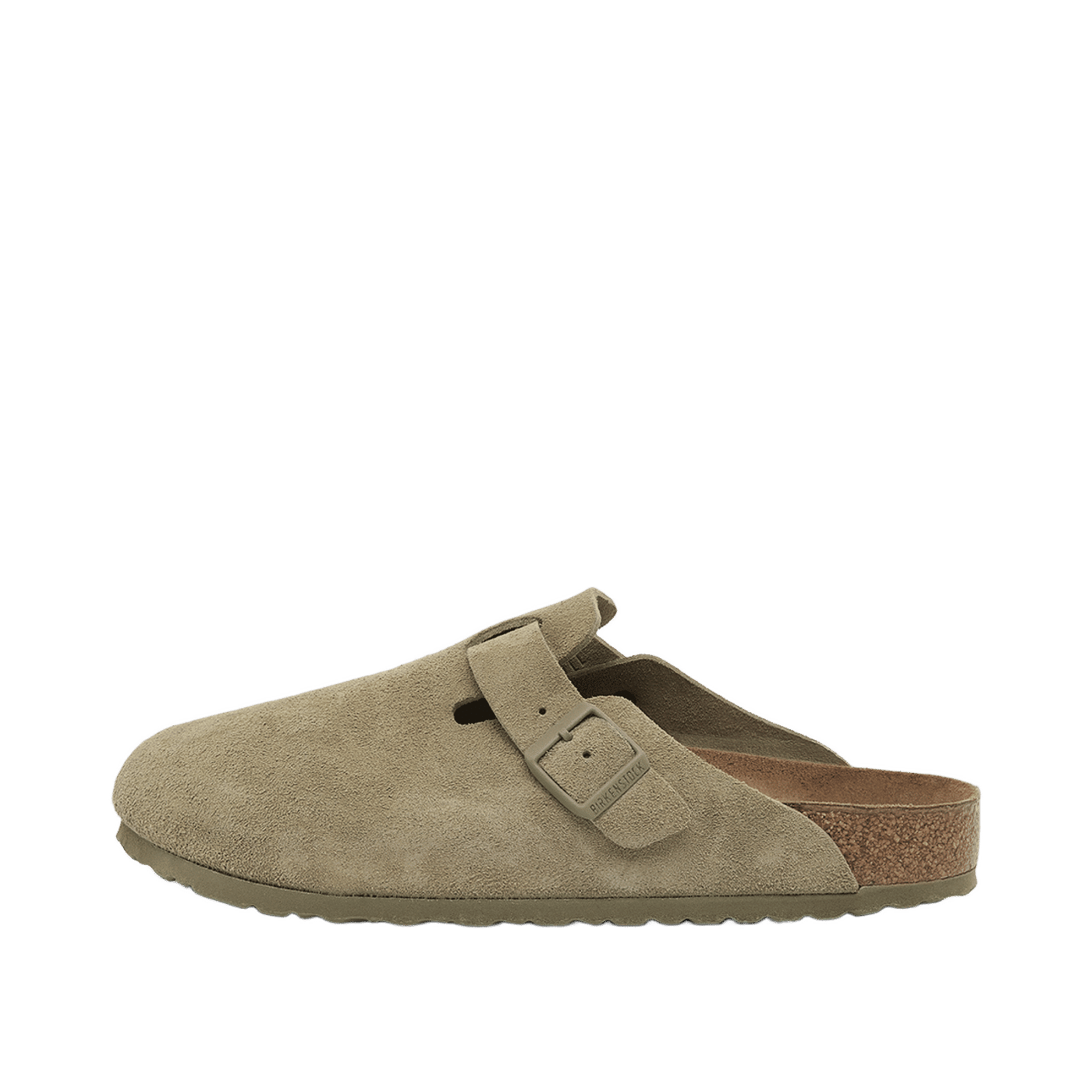 Birkenstock Boston VL Low Clog "Faded Khaki Suede" | 1025788
