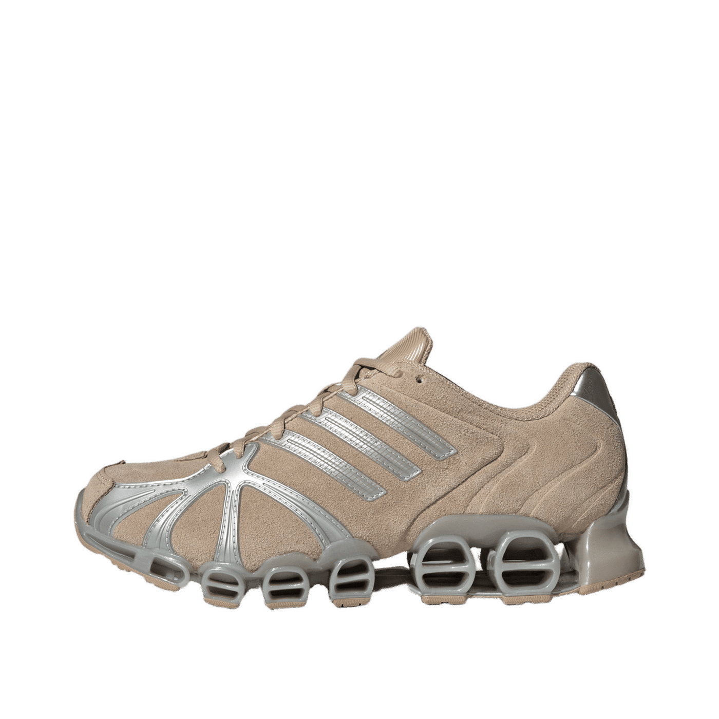 adidas Mega Ghostride "Magic Beige/Silver Metallic/Magic Beige" | JQ3761