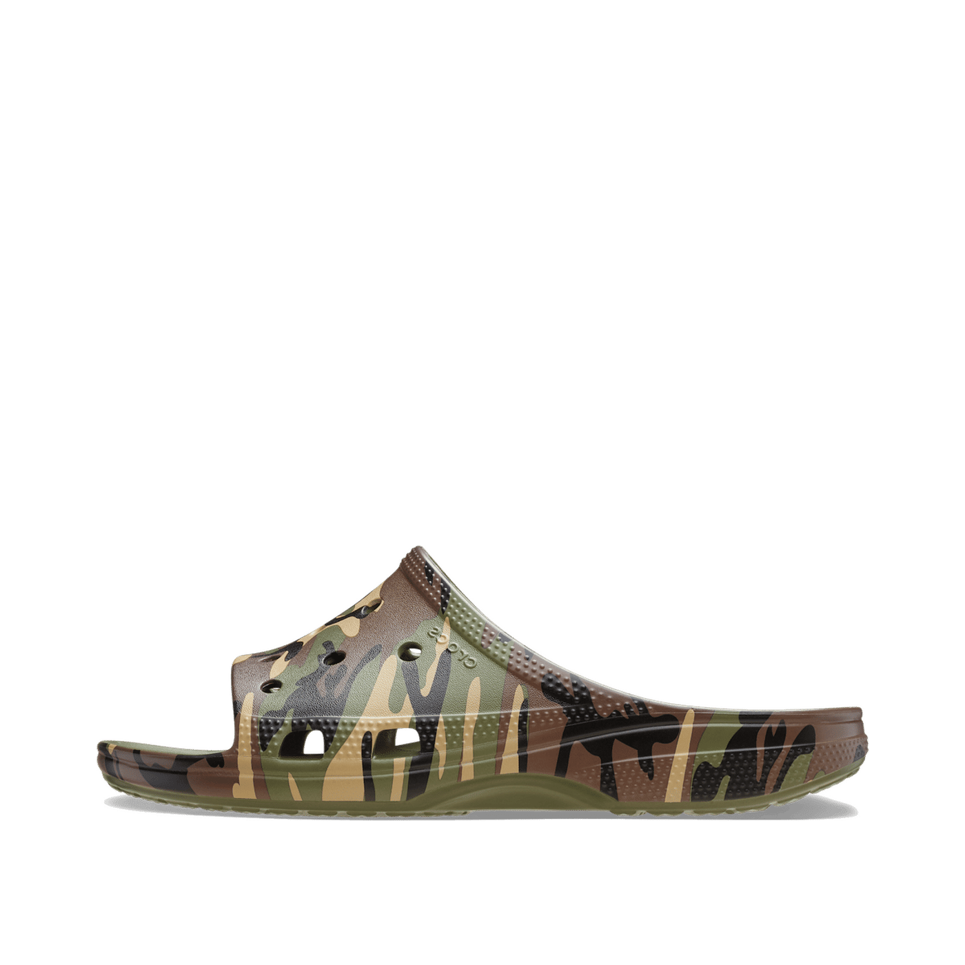 Crocs Camouflage Saturday Slide "Army Green/Multi" | 213312-3TC