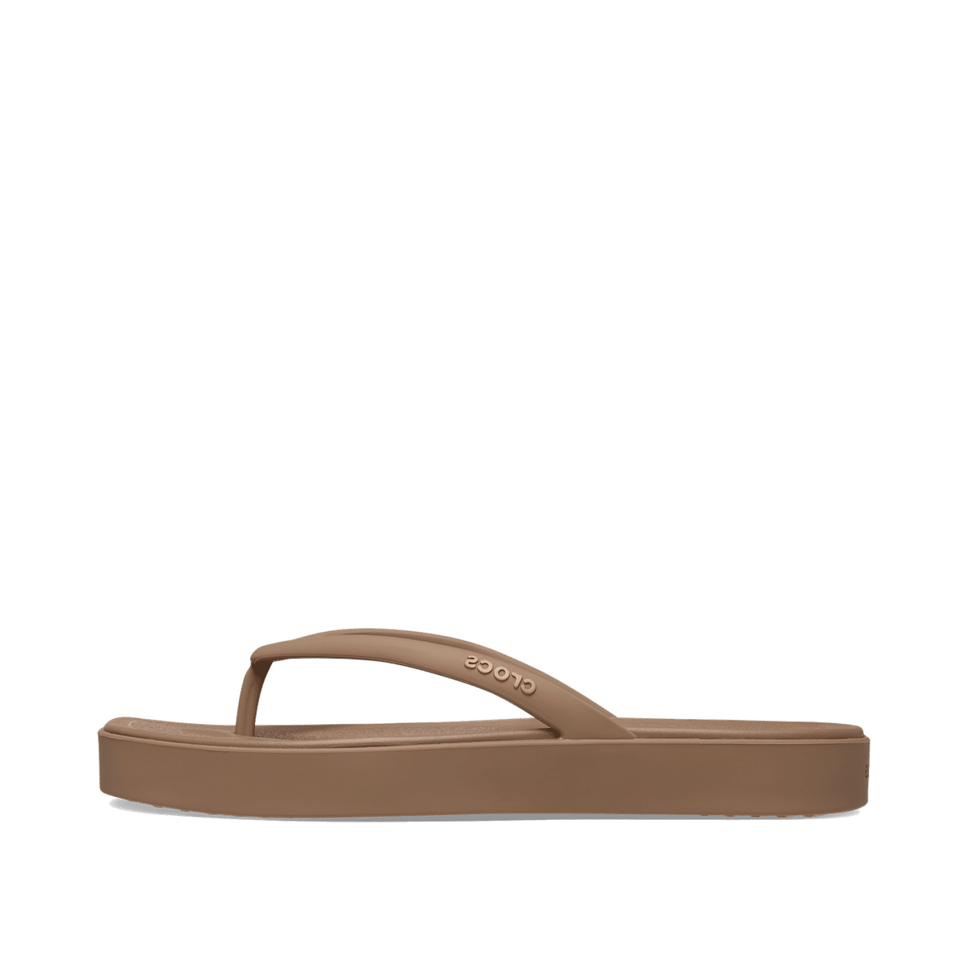 Crocs Miami Flatform Flip "Milk Chocolate" | 214161-2JJ