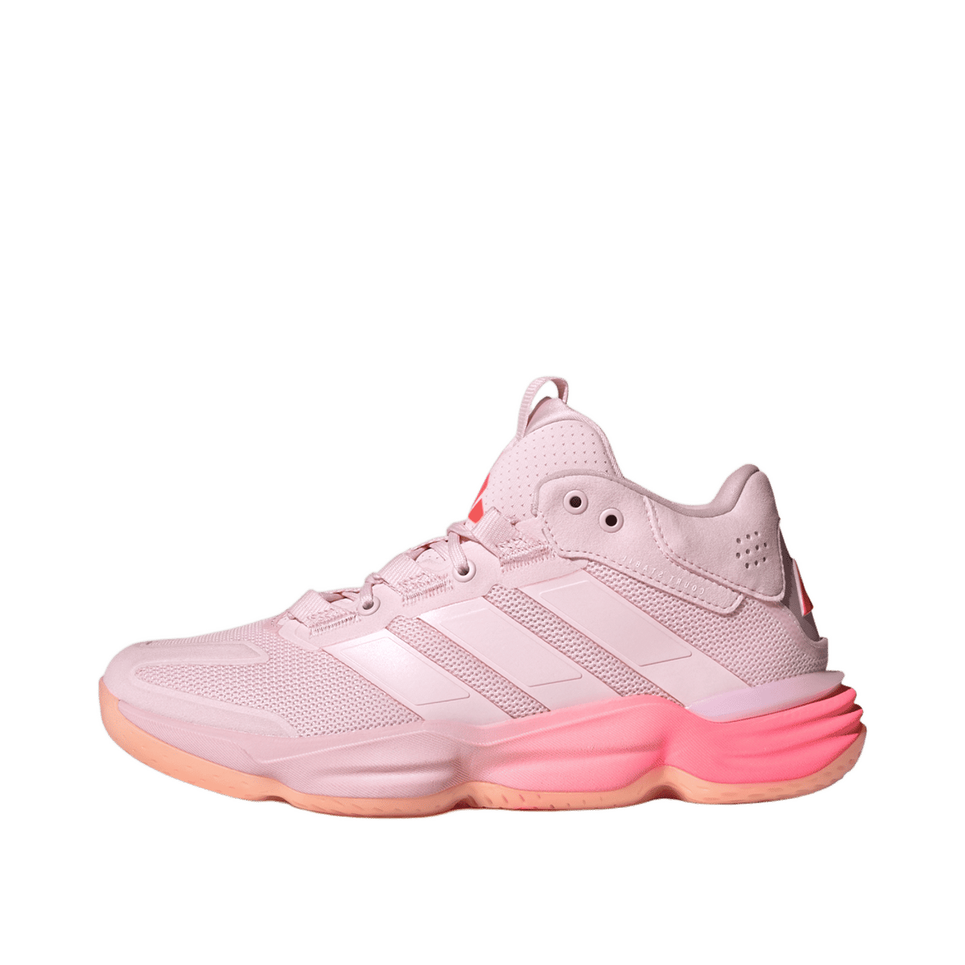 Adidas Court Stabil Indoor "Distilled Pink / Solar Turbo" | KJ9686
