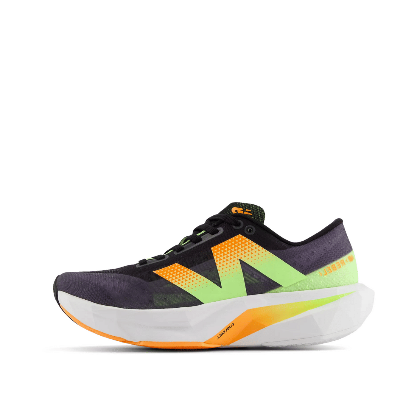 New Balance FuelCell Rebel v4 "Black/Grey/White/Orange" | WFCXCG4