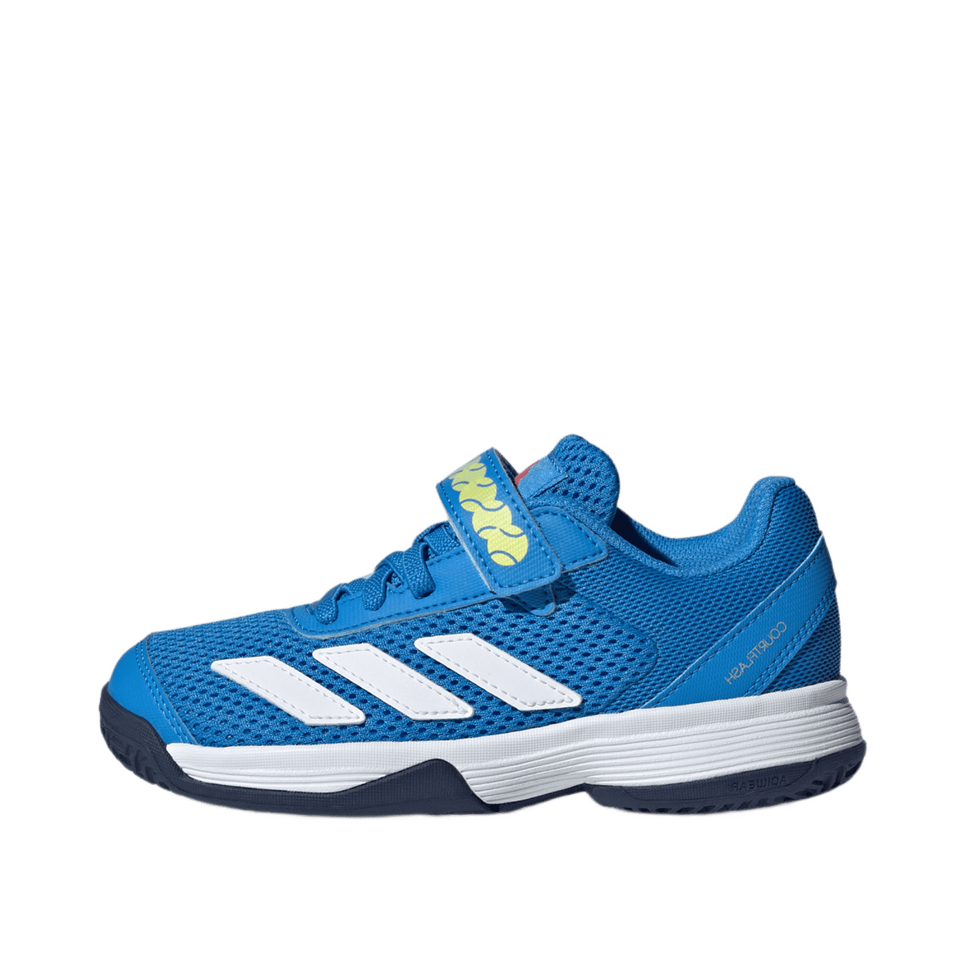 Adidas Courtflash Kids "Lucid Ray Blue / Cloud White / Dark Blue" | KK3864