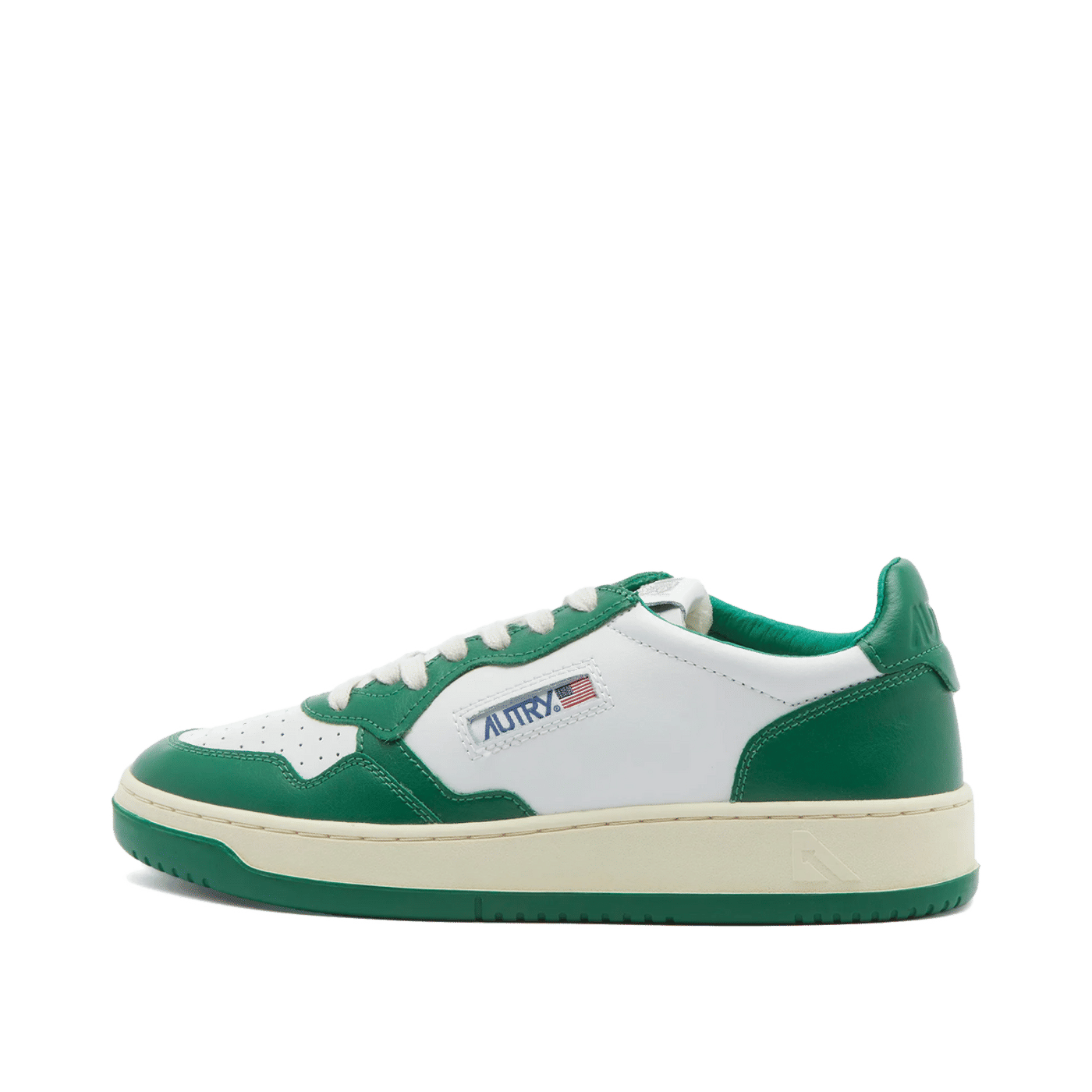 Autry Medalist Low Leather "Green" | AULWWB03