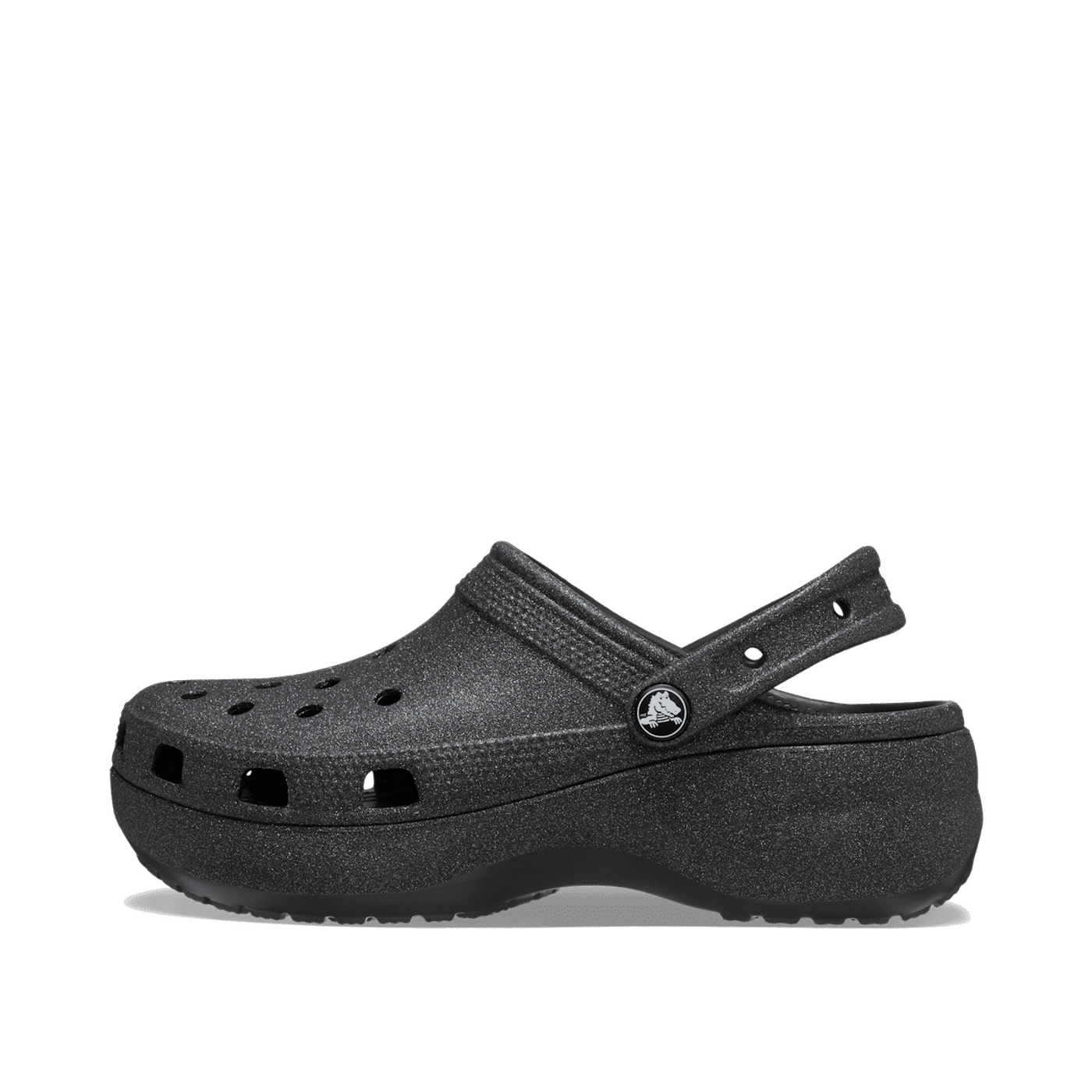 Crocs Classic Platform Glitter Clog "Black" | 207241001