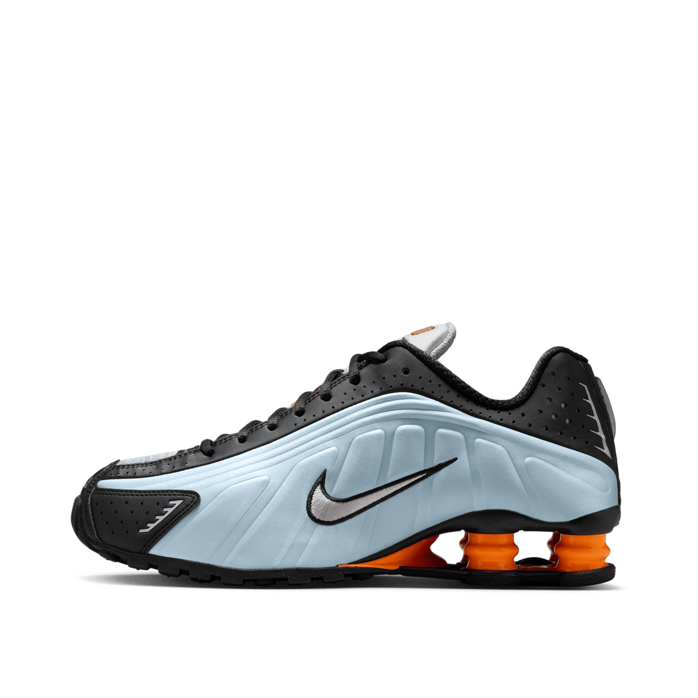 Nike Wmns Shox R4 "Blue Tint/Metallic Silver-Total Orange" | AR3565-401