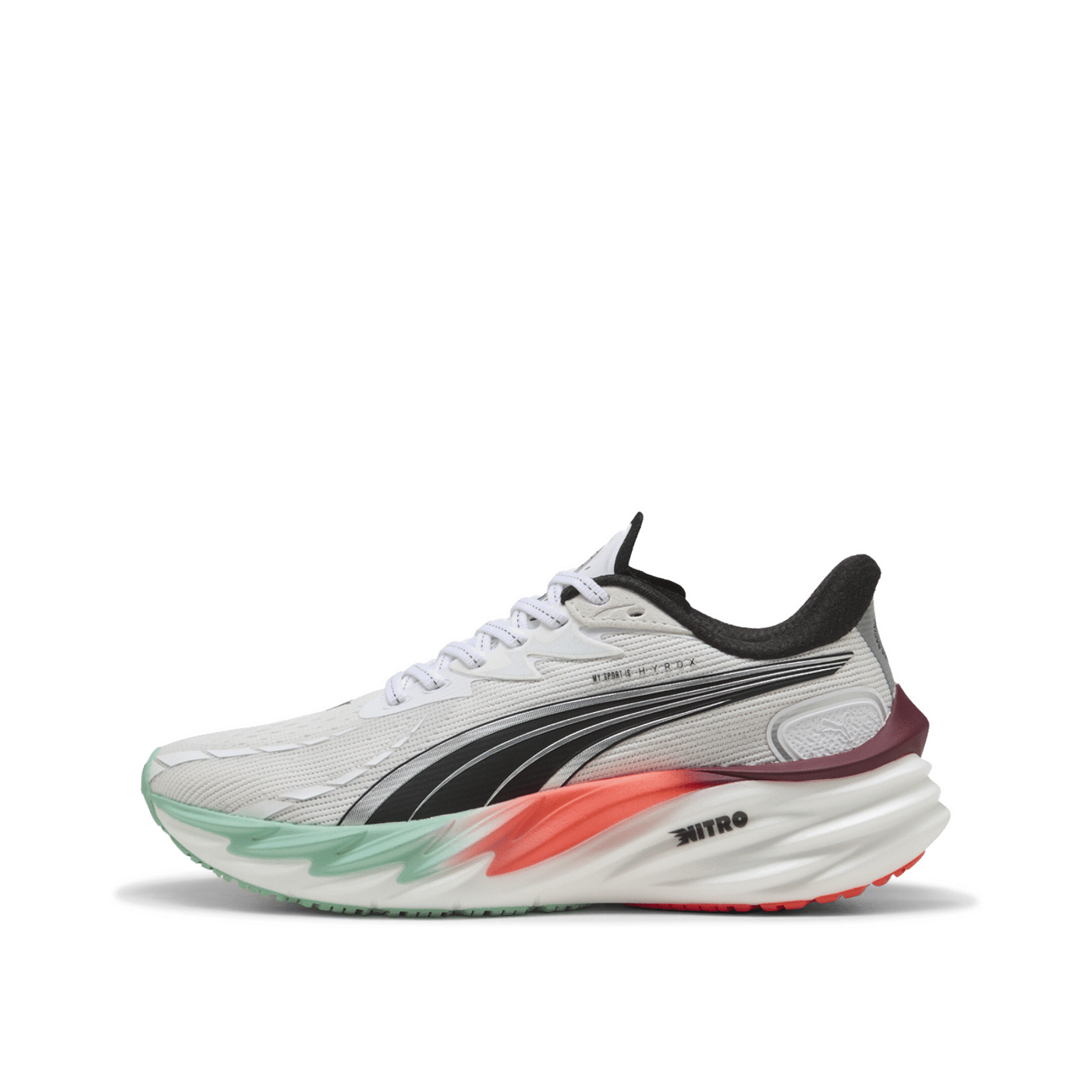 PUMA x HYROX Velocity NITRO 4 "White/Mint Melt/Glowing Red" | 311912-01