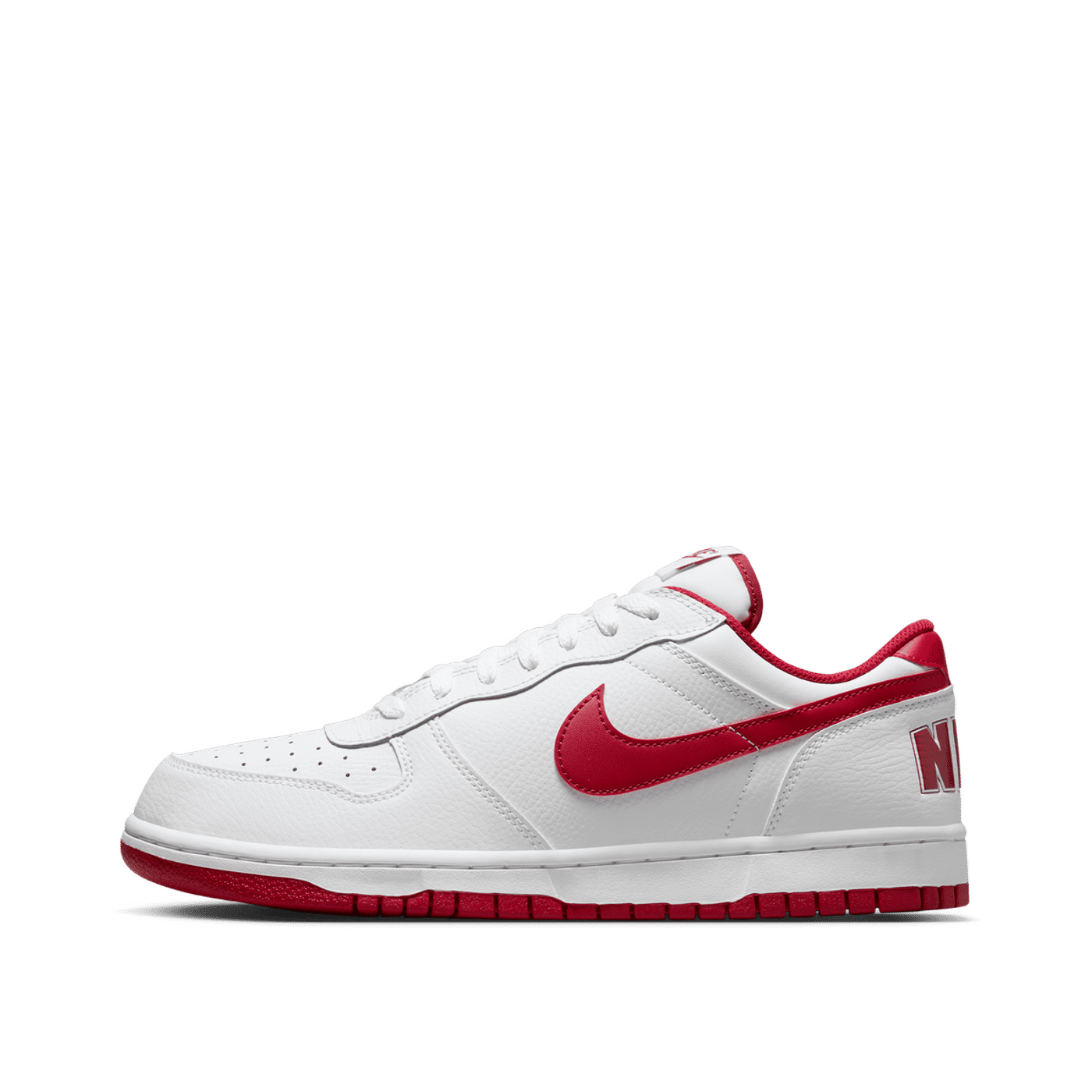Nike Big Low "White/Gym Red" | 355152-150