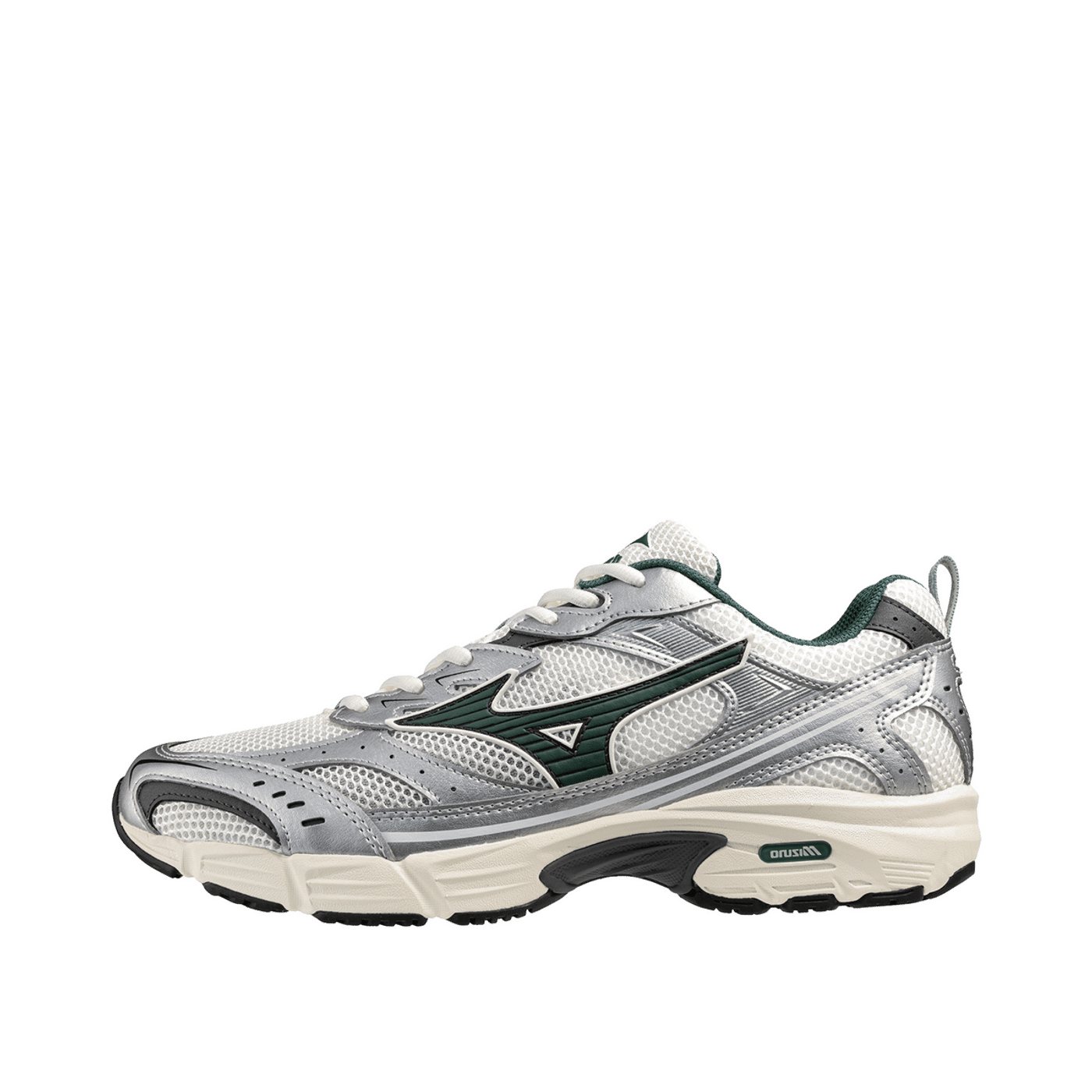 Mizuno MXR Sport "Snow White / Bistro Green / Silver" | D1GA245111