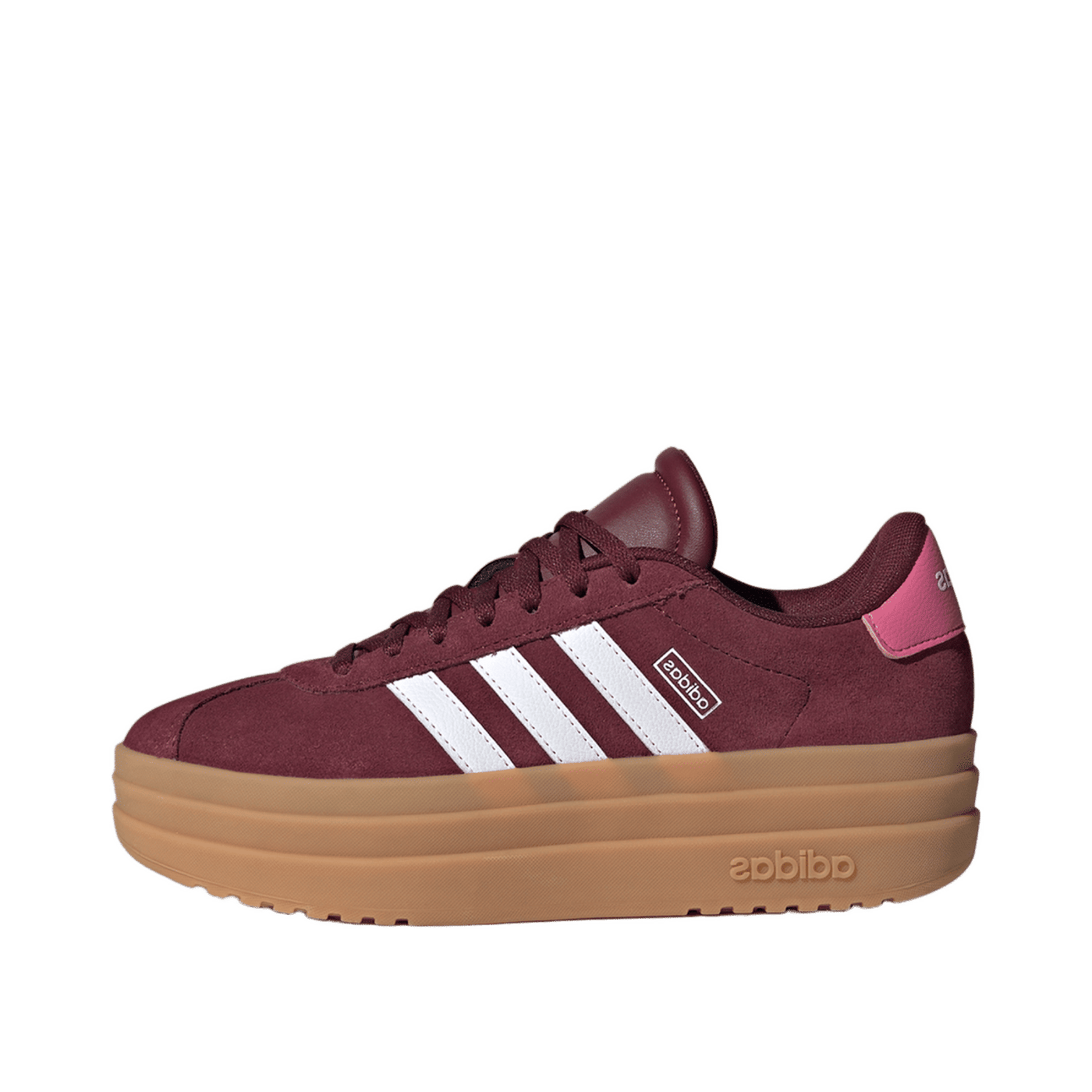 Adidas VL Court Bold "Shadow Red / Cloud White / Pink Fusion" | IH4780