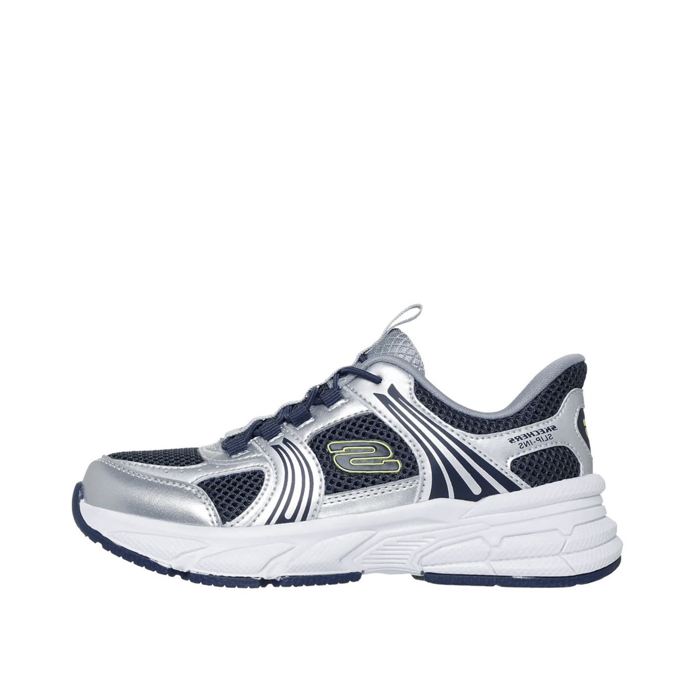 Skechers Retro-Graph - Swift-Pacer "Silver/Navy" | 404204LSLNV