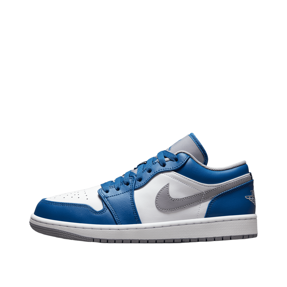 Air Jordan 1 Low "True Blue Cement" | 553558-412