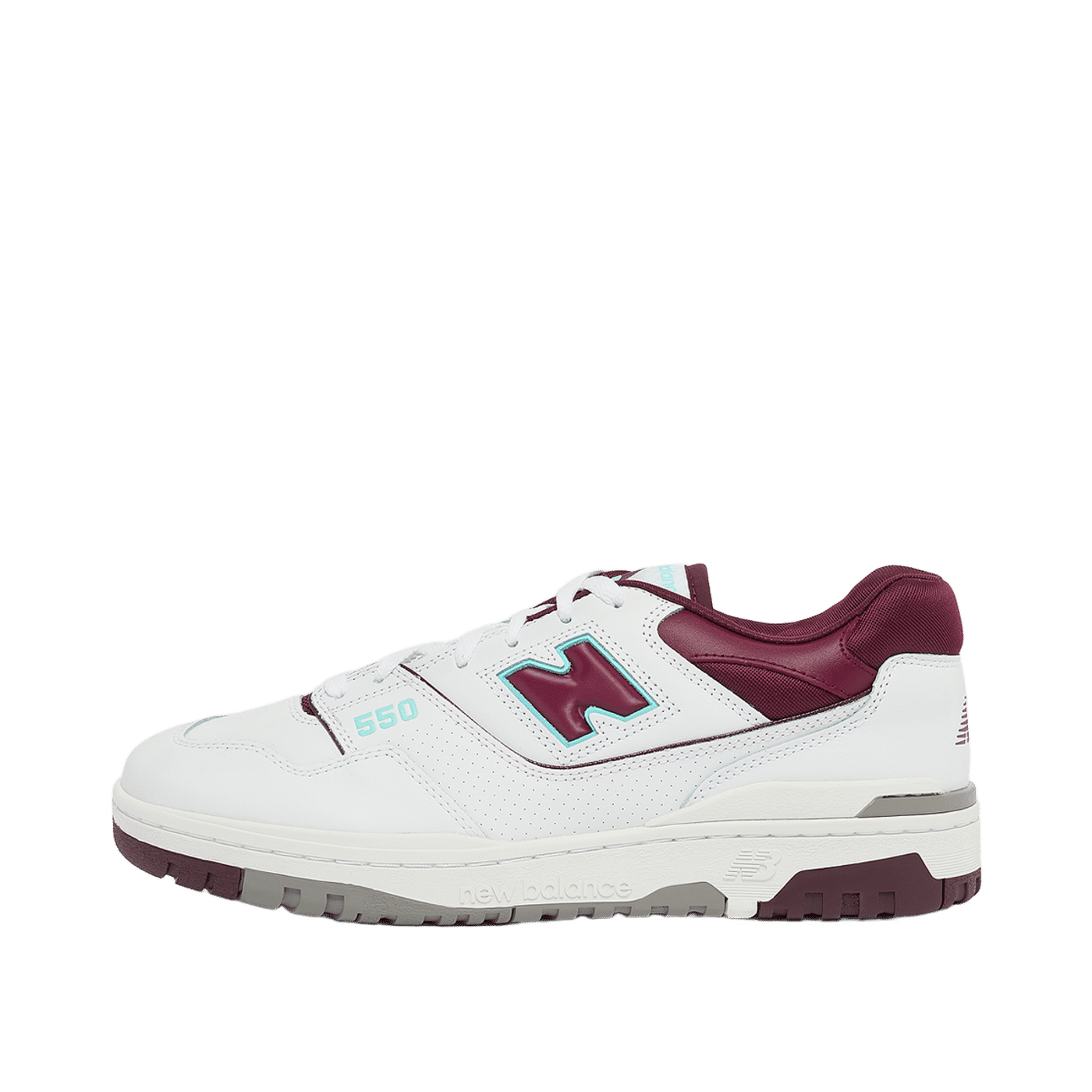 New Balance 550 "White/Burgundy/Blue" | BB550WBG