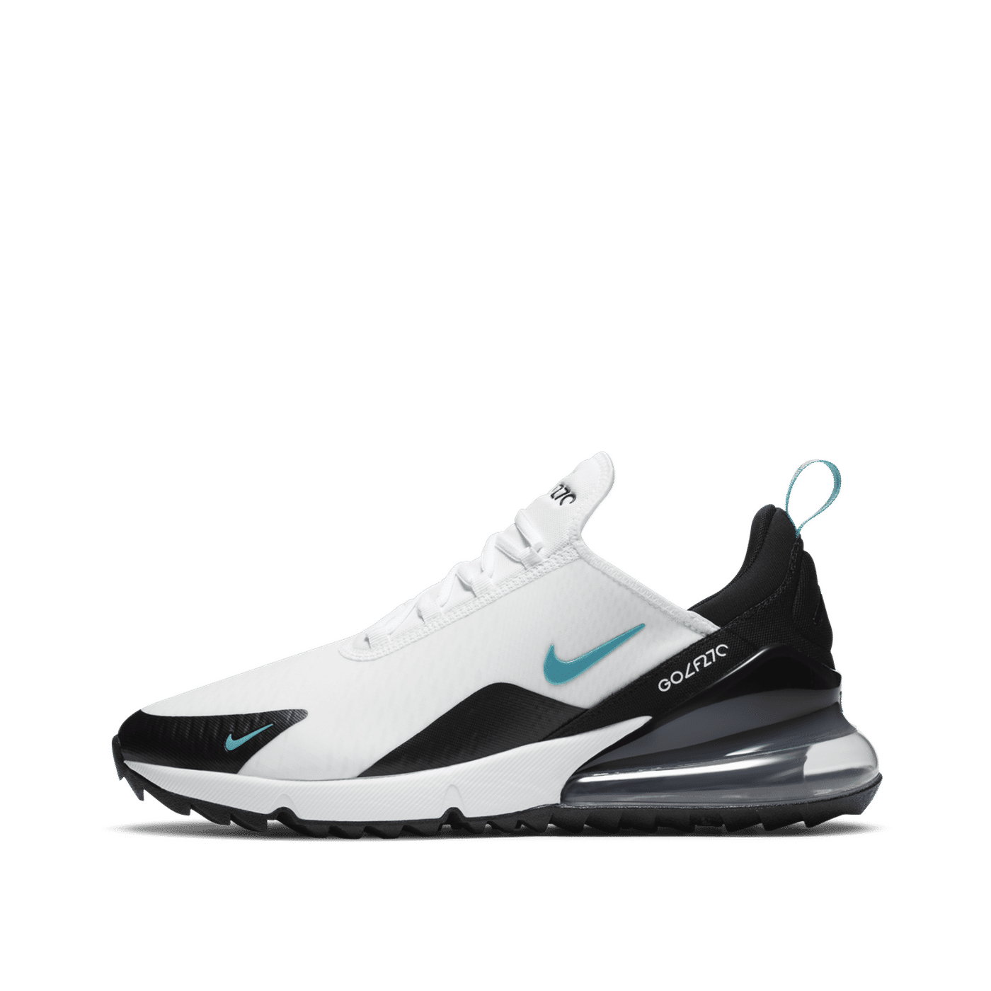 Nike Air Max 270 Golf "White/Black-Metallic Silver-Dusty Cactus" | CK6483-100