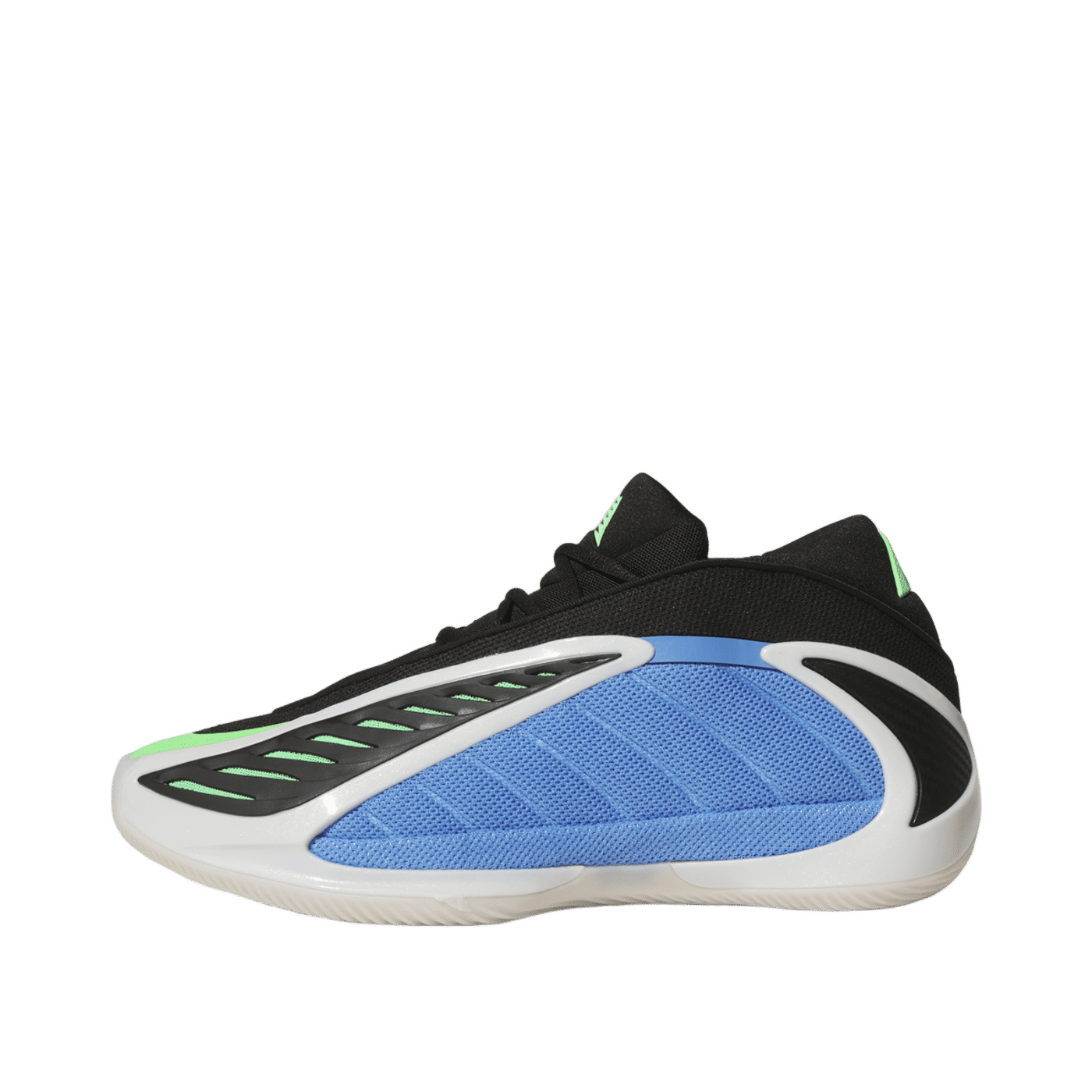 Adidas Anthony Edwards 2 "Blue Fusion / Zero Metallic / Lime Burst" | JR4359