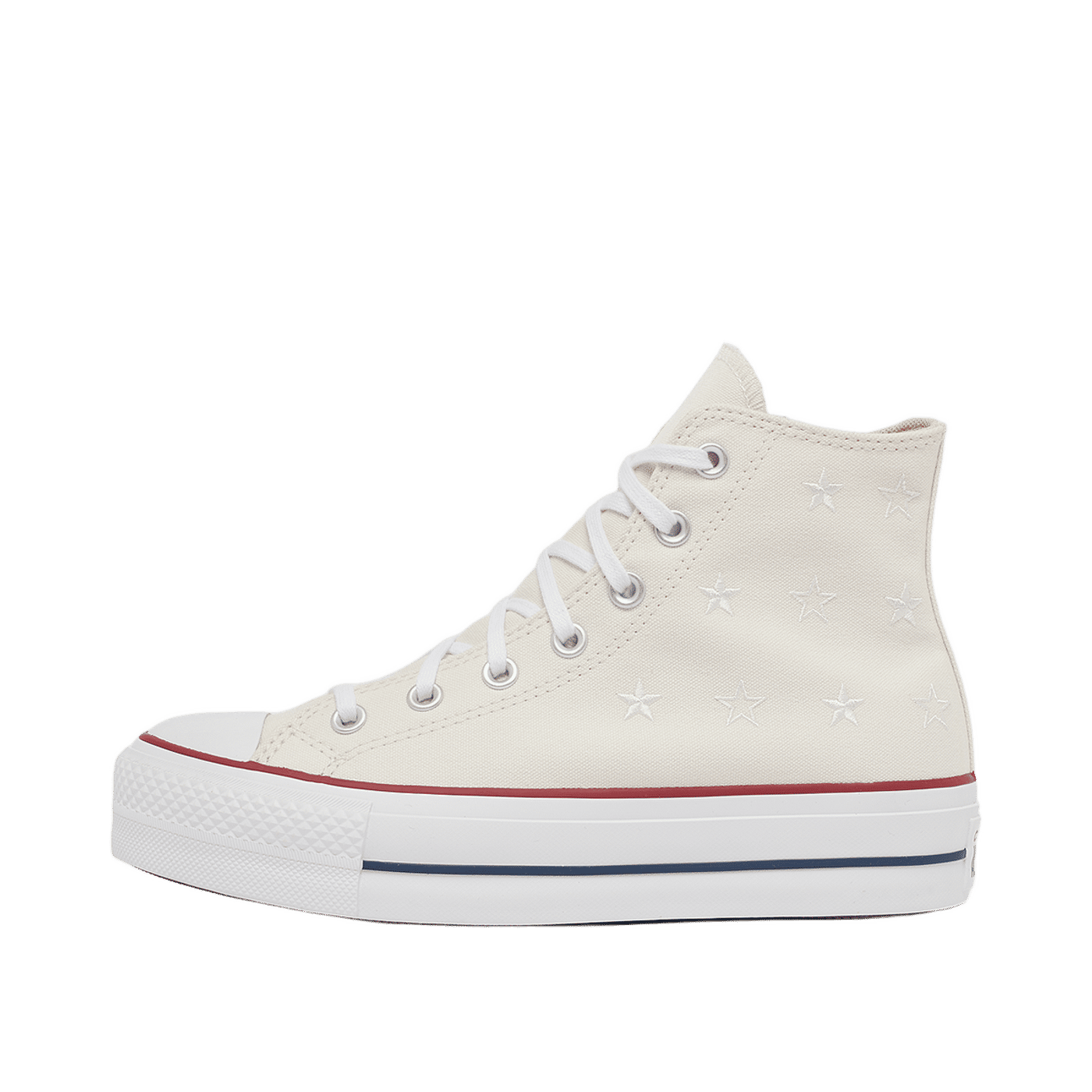 Converse Chuck Taylor All Star Lift Platform Celestial Hi "Vintage White/Red/Navy" | A15538C
