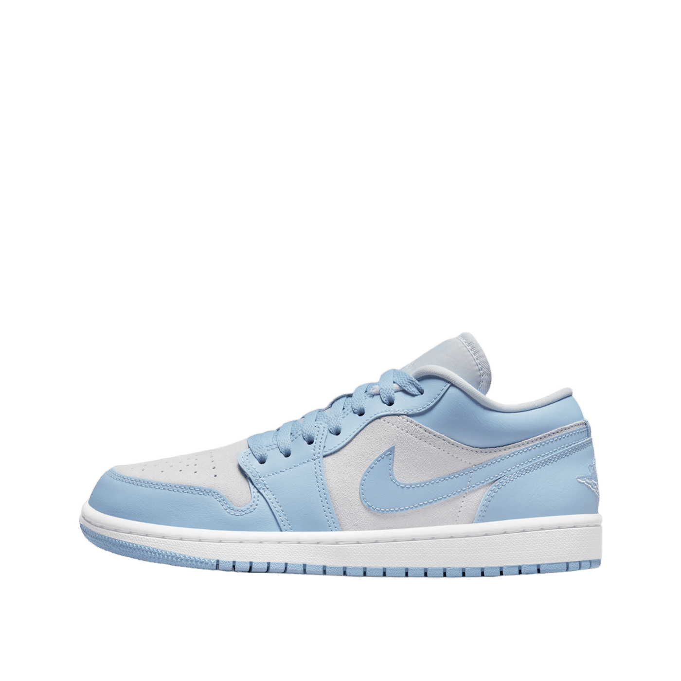 Jordan 1 Low Football Grey Aluminum (Women's)