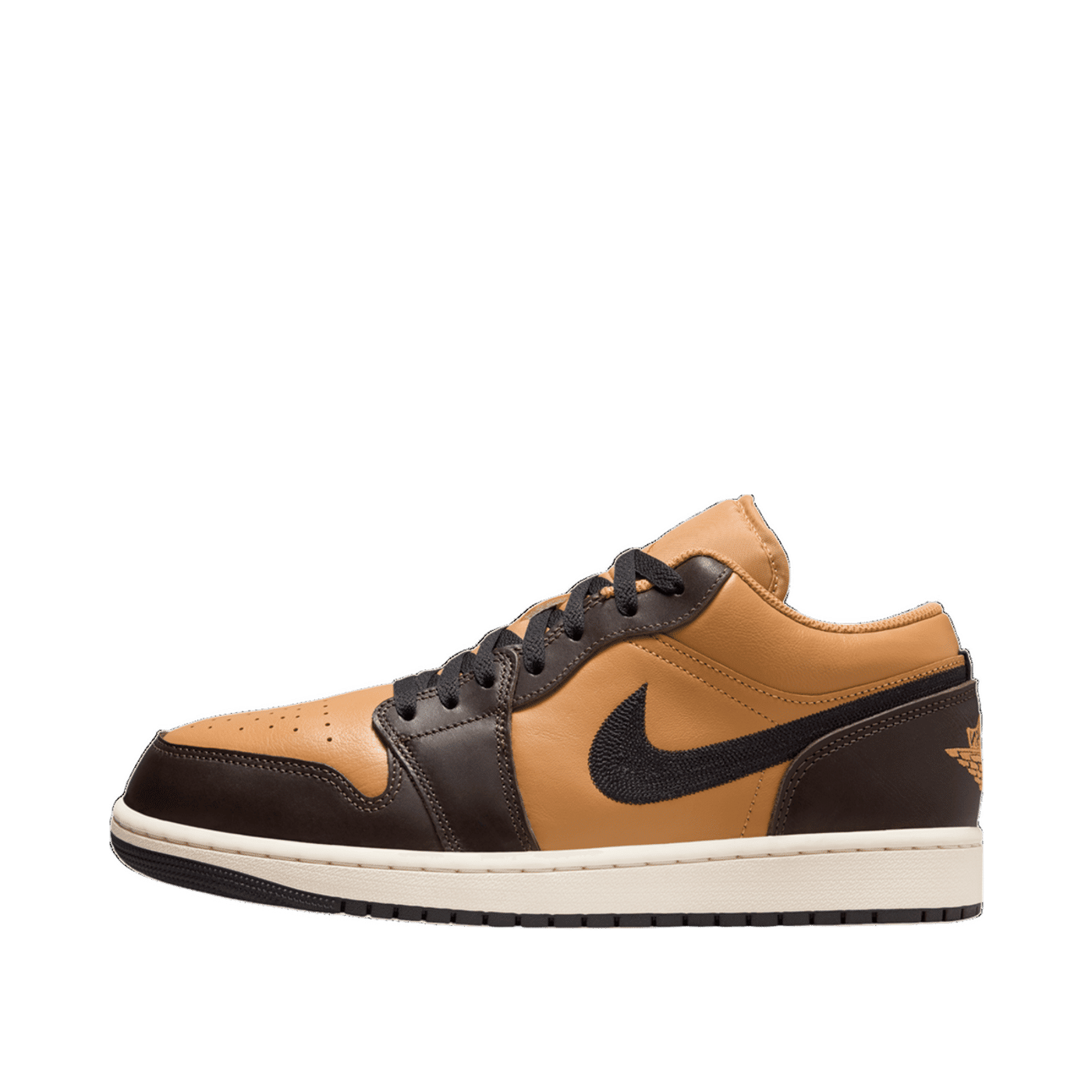 Air Jordan 1 Low SE "Flax/Black-Baroque Brown-Vintage Coral" | HQ3603-201