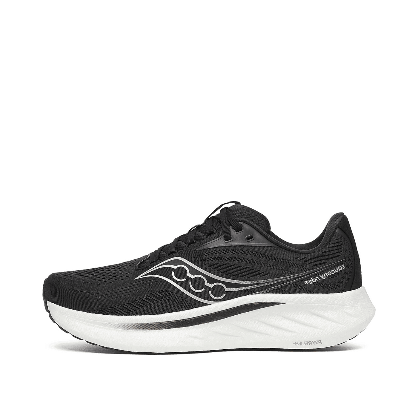 Saucony Ride 18 Wide "Black/White" | S21001-100