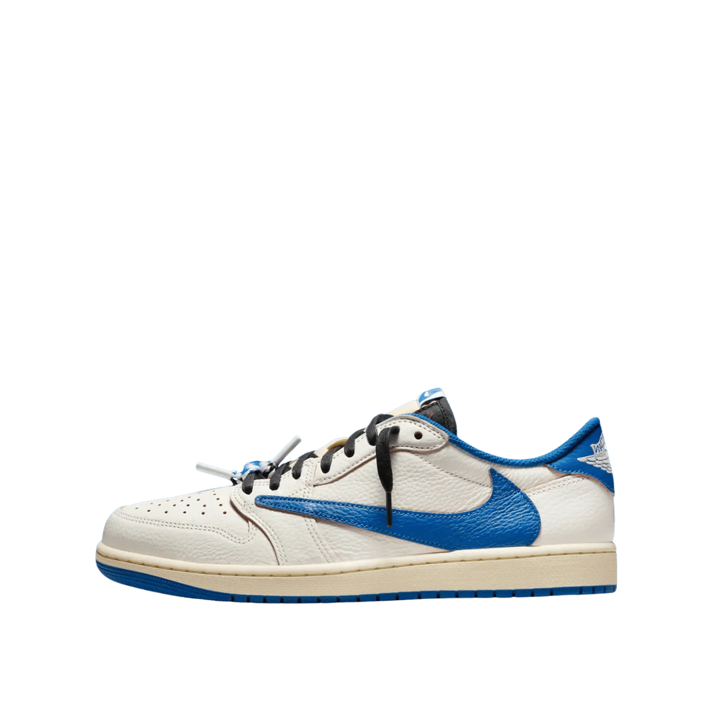 Air Jordan 1 Low OG SP Fragment x Travis Scott "Sail Military Blue" | DM7866-104