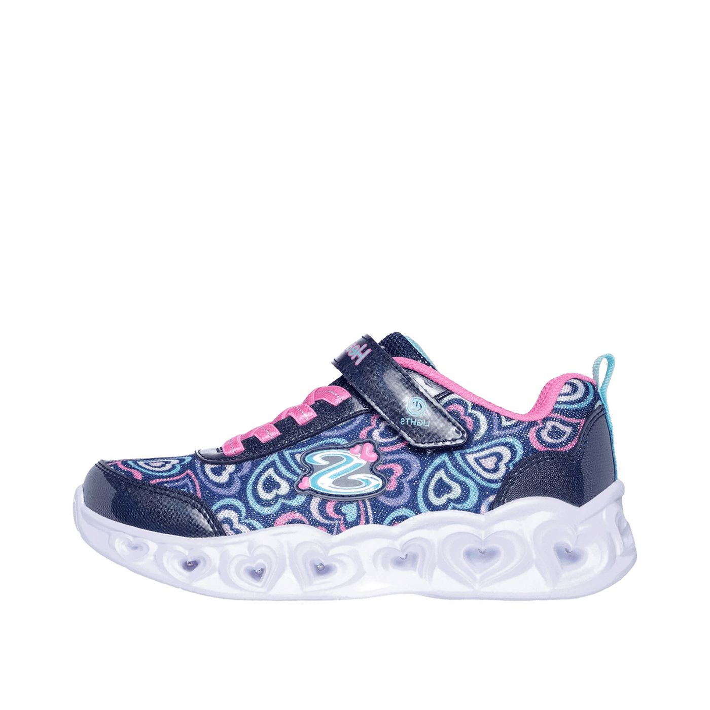 Skechers Heart Lights Boogie Love "Marine" | 303257LNVMT