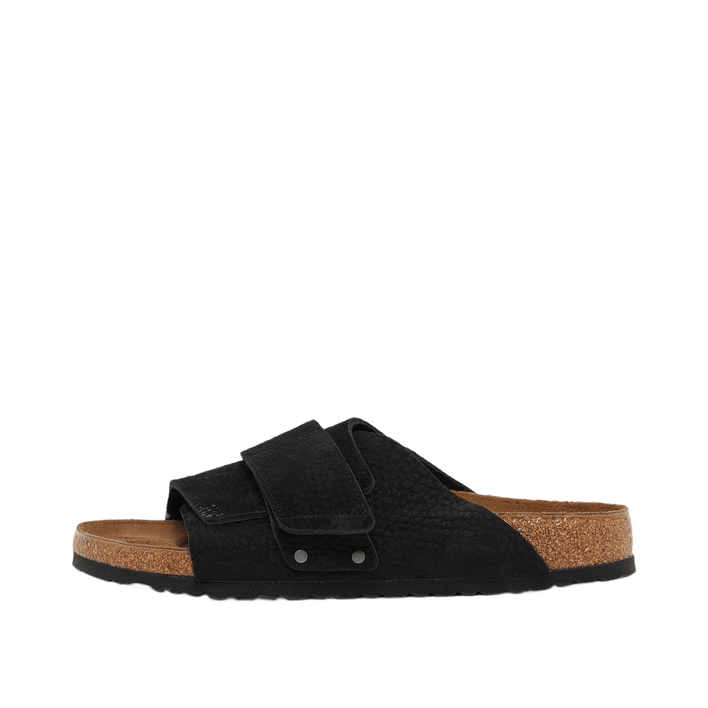 Birkenstock Kyoto Desert Buck "Black" Slides | 1020388