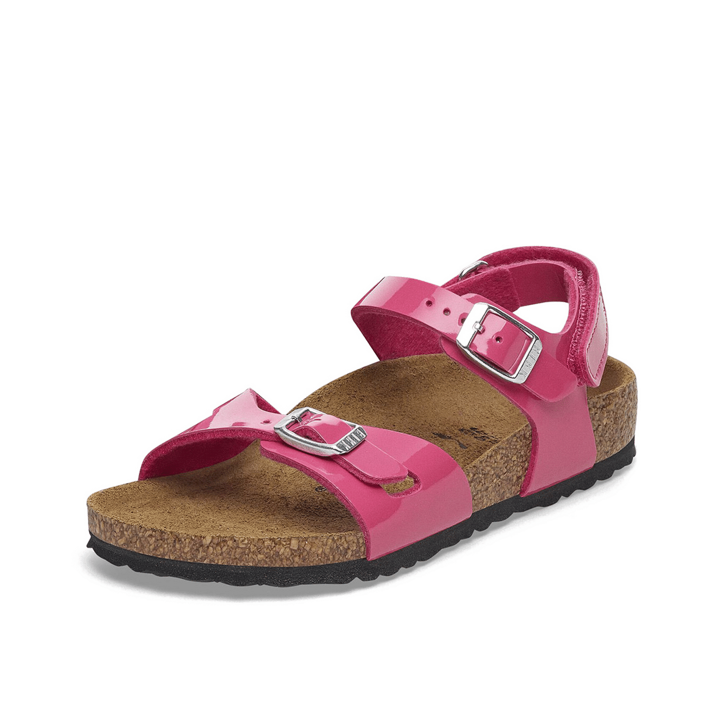 Birkenstock Rio AS Kids Birko-Flor Patent Narrow Fit "Pink" | 1029517