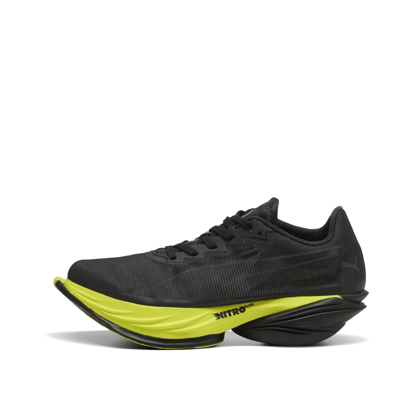 PUMA x ASTON MARTIN ARAMCO F1 Team Fast-R NITRO Elite 3 Wmns "Black/Lime Shimmer/Green Lux" | 314219-01