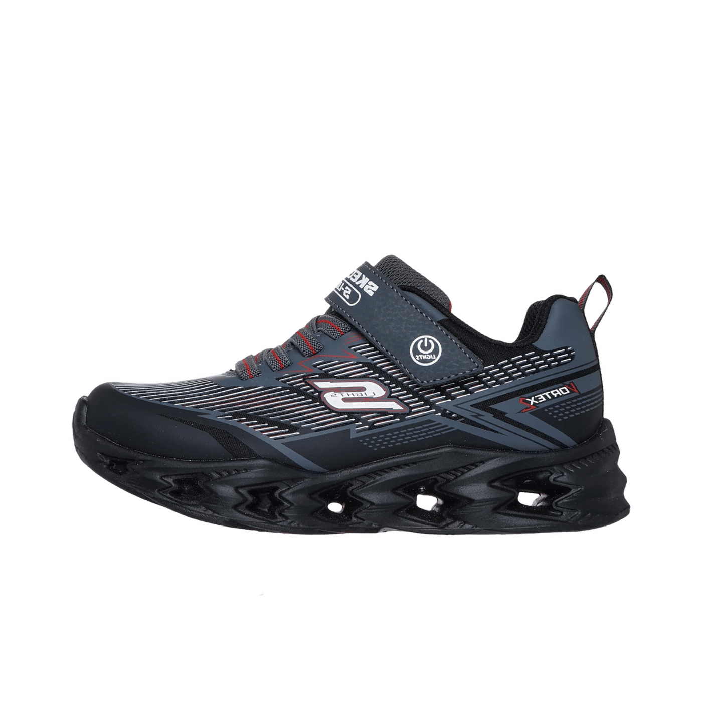 Skechers S-Lights Vortex 2.0 Veltrox "Black/Charcoal" | 400605LBKCC