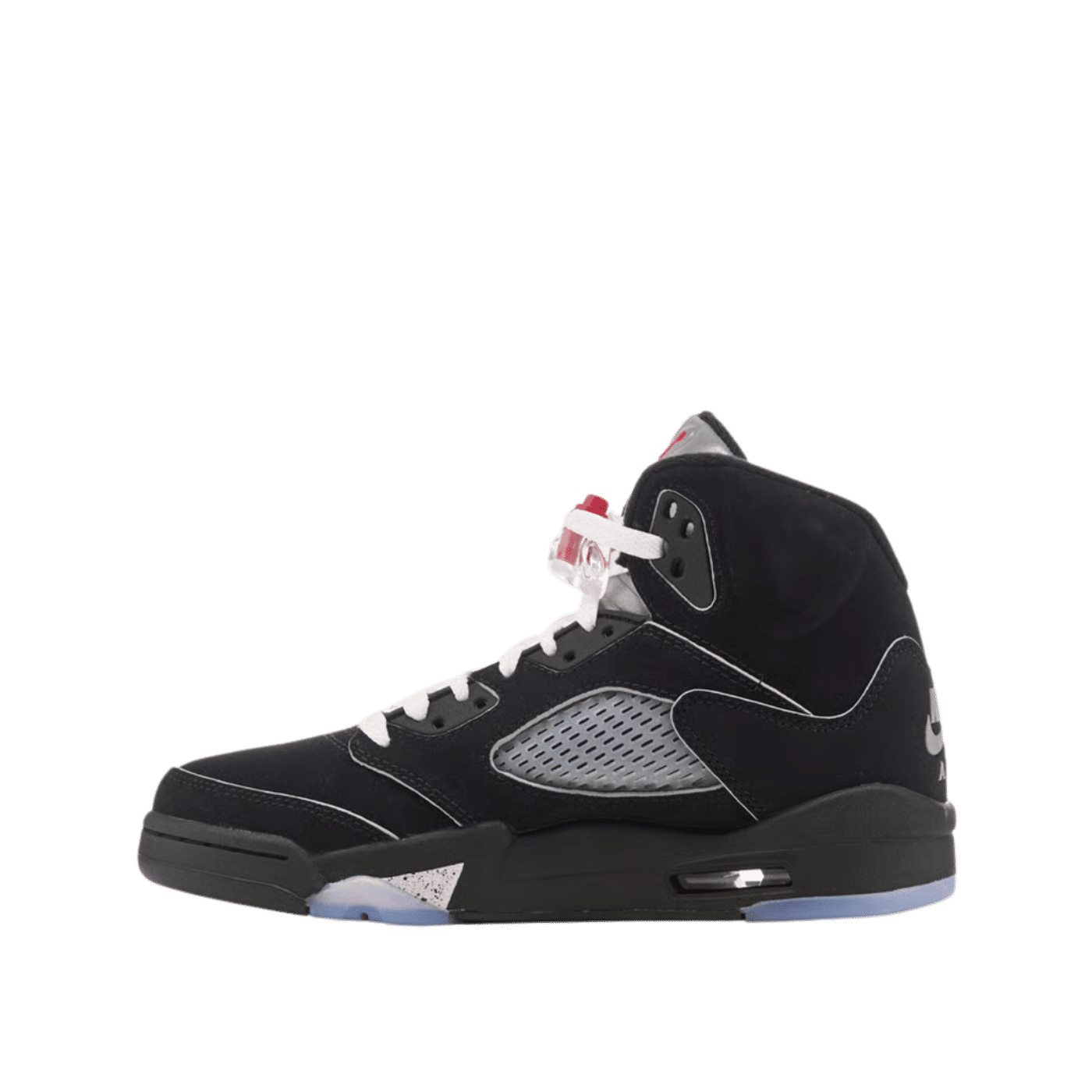 Air Jordan 5 Retro OG Reimagined "Black/White-Metallic Silver-Fire Red" | HF3976-001