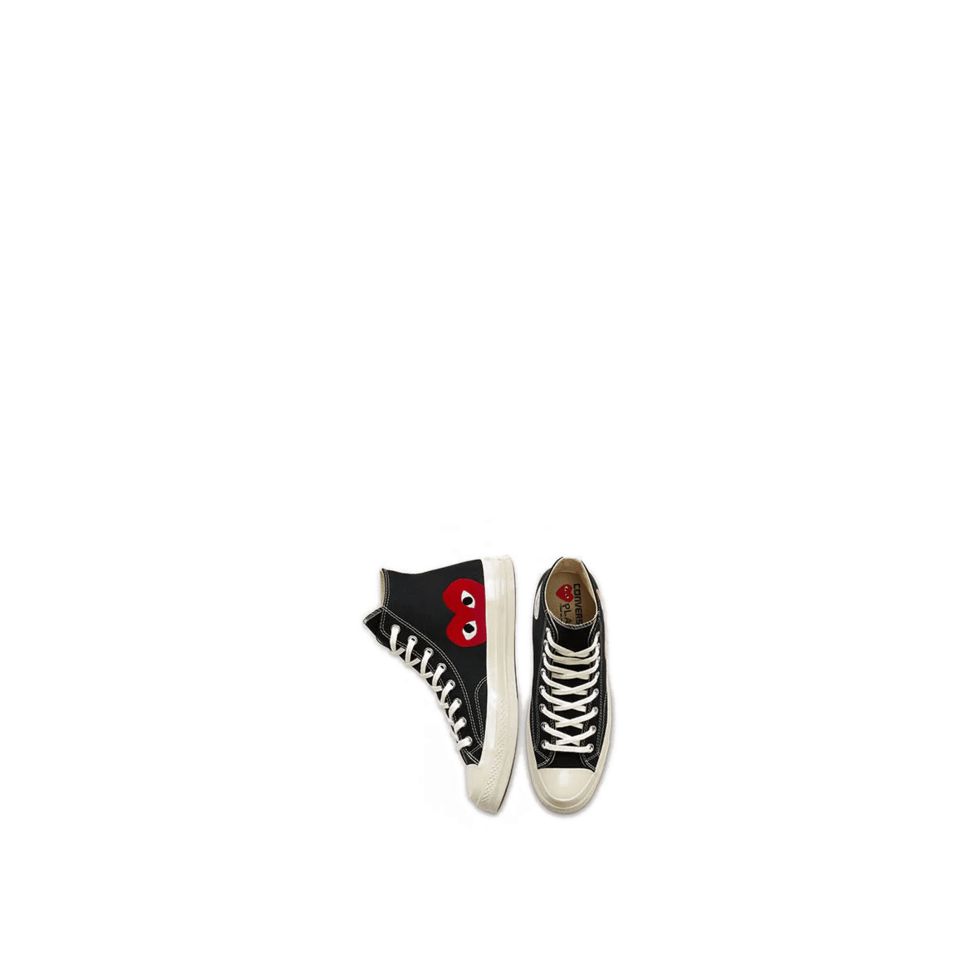 Converse Chuck Taylor All Star 70 Hi Comme des Garcons PLAY "Black/White/High Risk Red" | 150204CA08791C