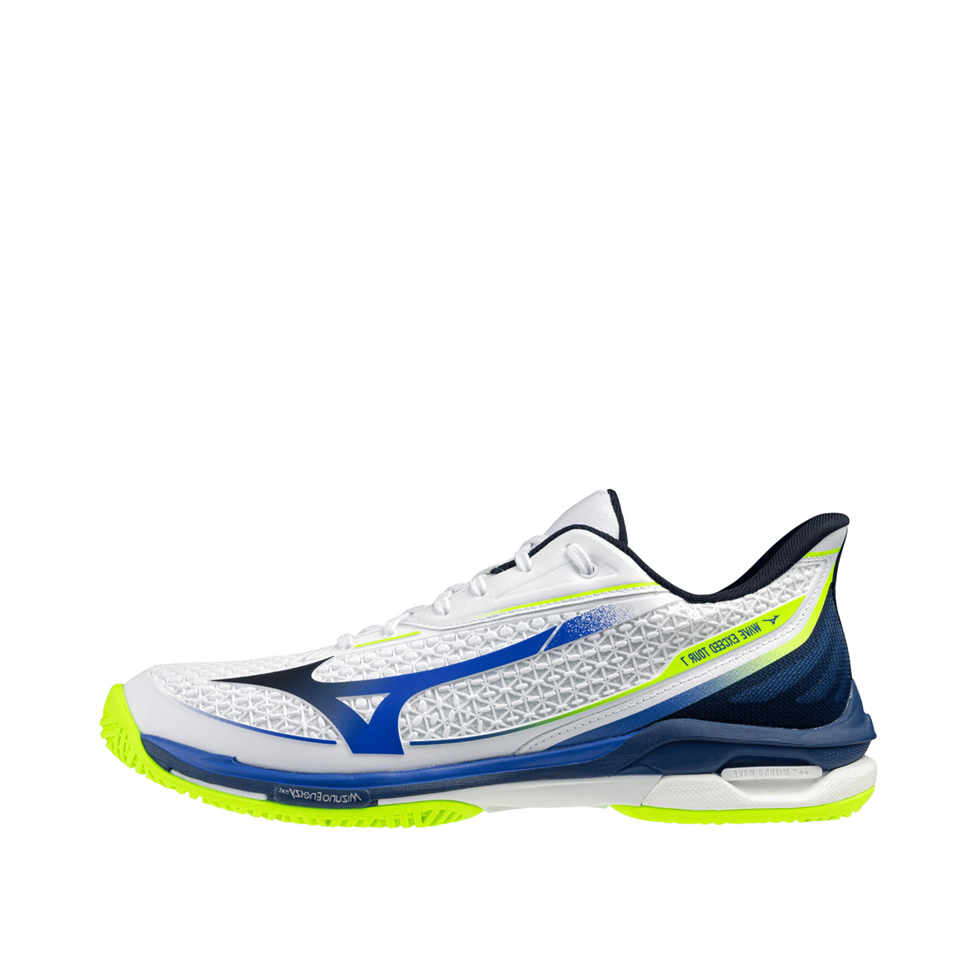 Mizuno Wave Exceed Tour 7 AC "White/Dazzling Blue/Lightning Yellow" | 61GA267020