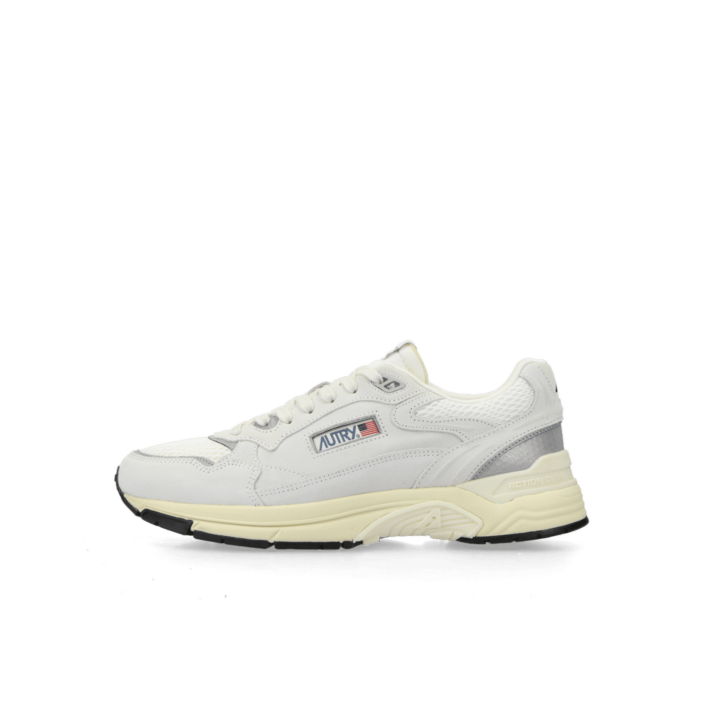 Autry Hyperway Low "White/Silver" | HYLMUM10