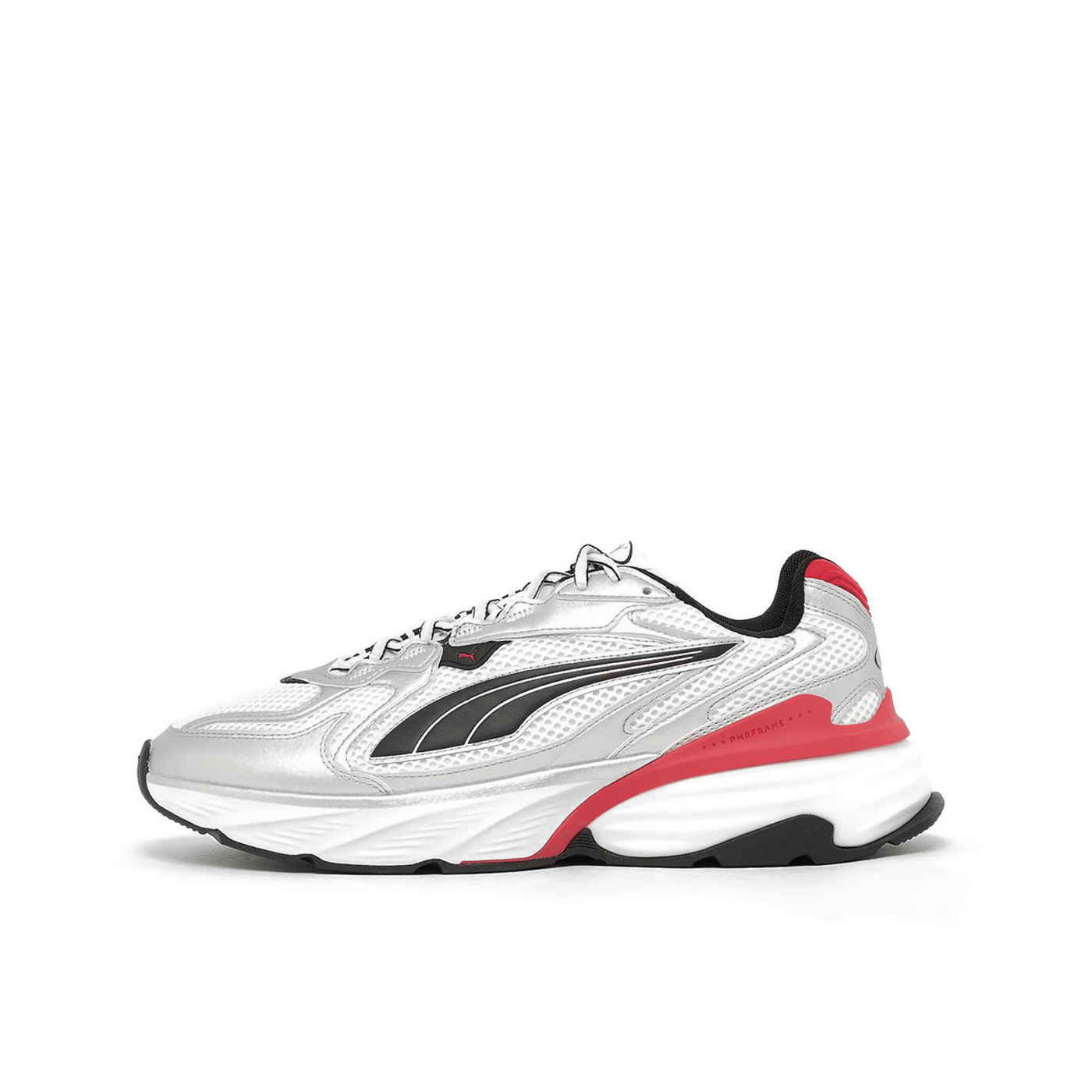 Puma Fade Nitro LS "Silver/White/Red" | 406203-12