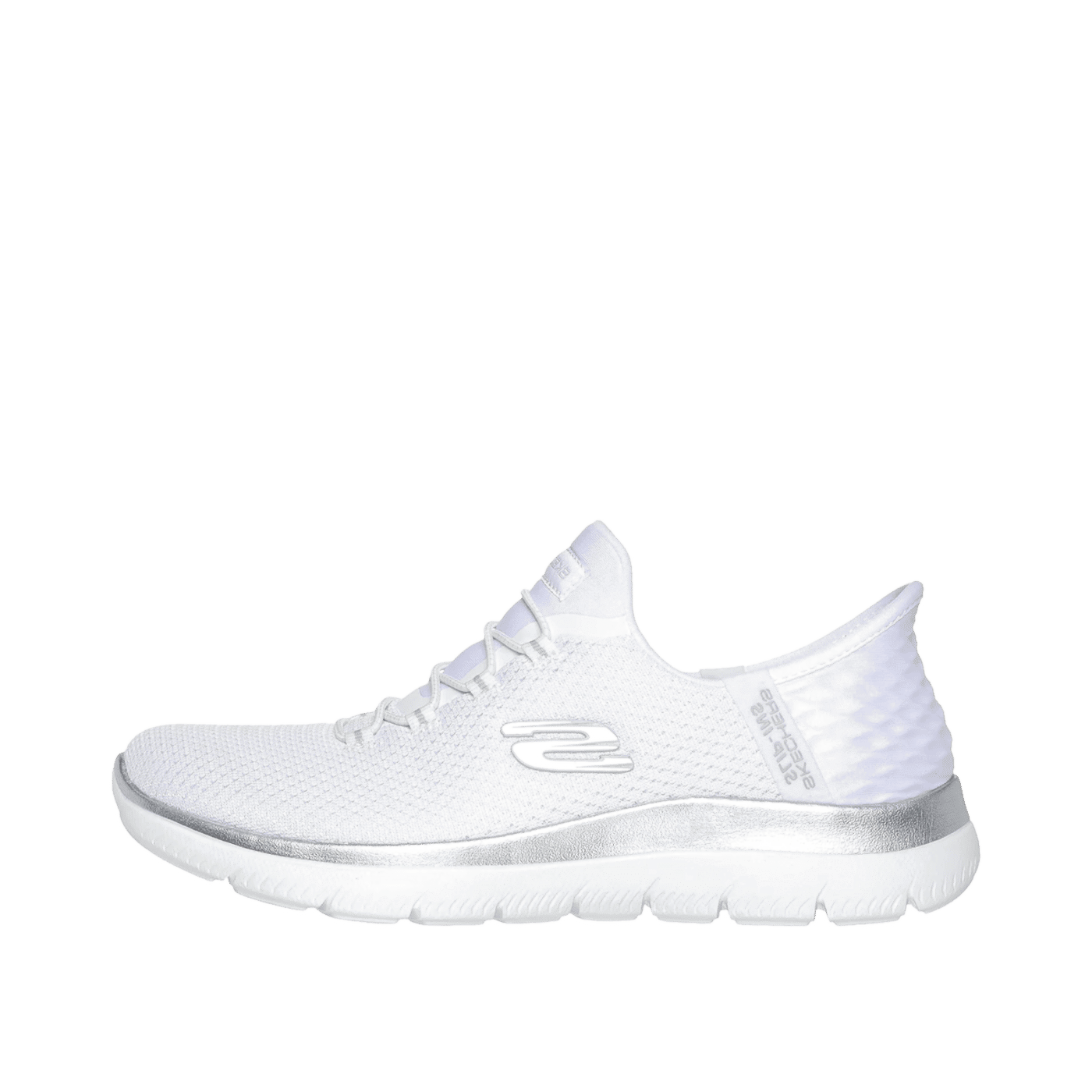 Skechers Slip-Ins Summits - Diamond Dream "White/Silver" | 150123WSL