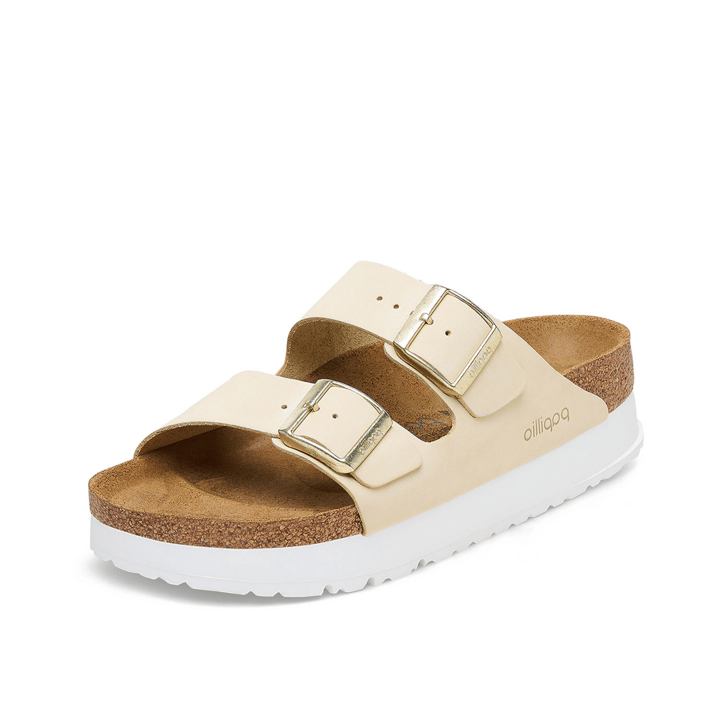 Birkenstock Arizona PAP Flex Platform Nubuck Leather Narrow Fit "Yellow" | 1026924