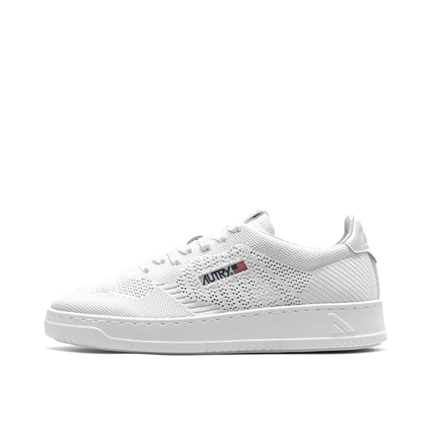 Autry Easeknit Low Wmns "Knit/Leather White" | EKLWKN01