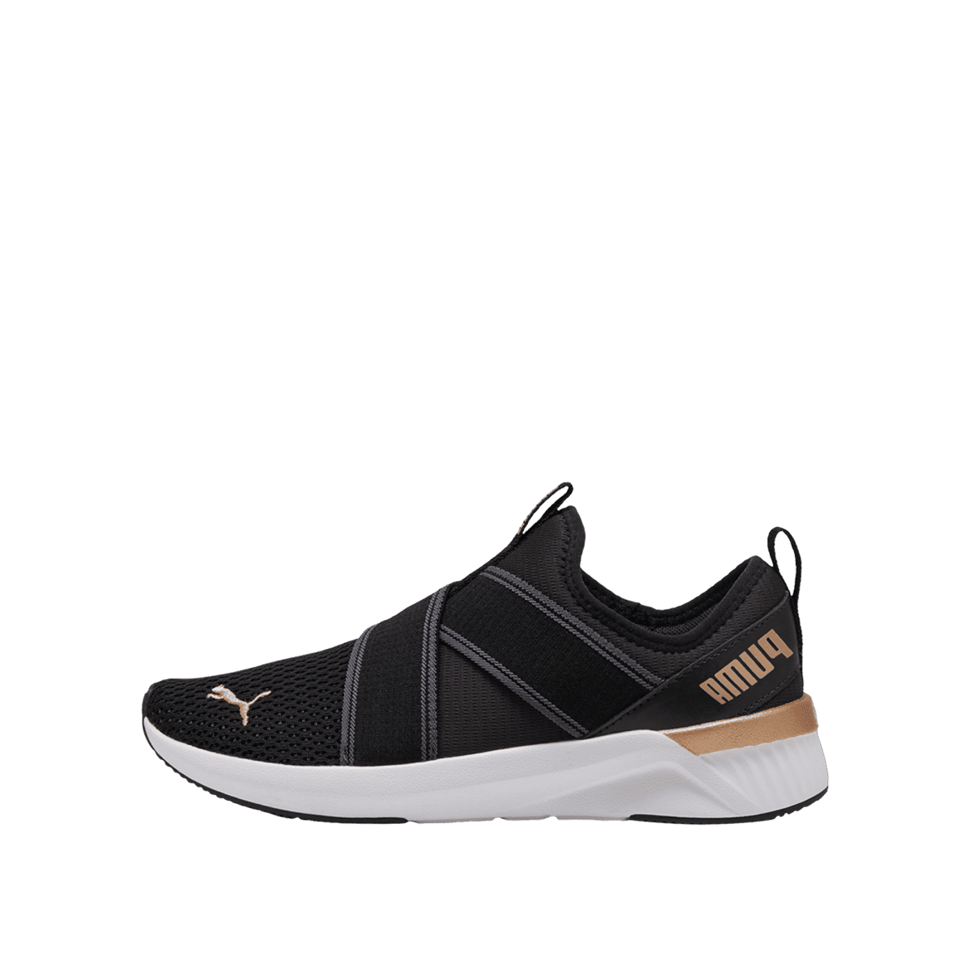 PUMA Softride Harli Slip-On "Black/White/Gold" | 311471-01