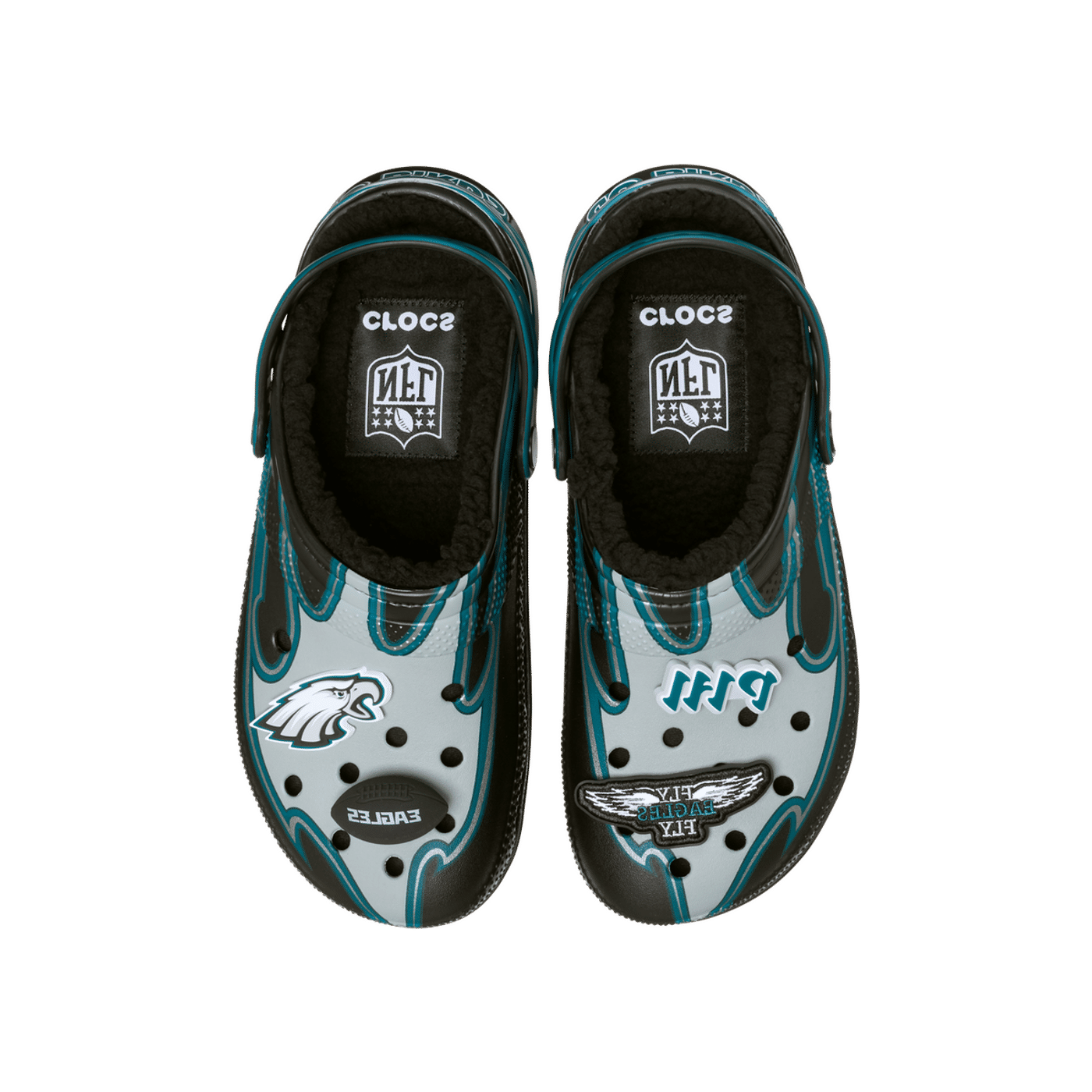 Crocs Classic Lined Clog "Philadelphia Eagles Multi" | 21244390H