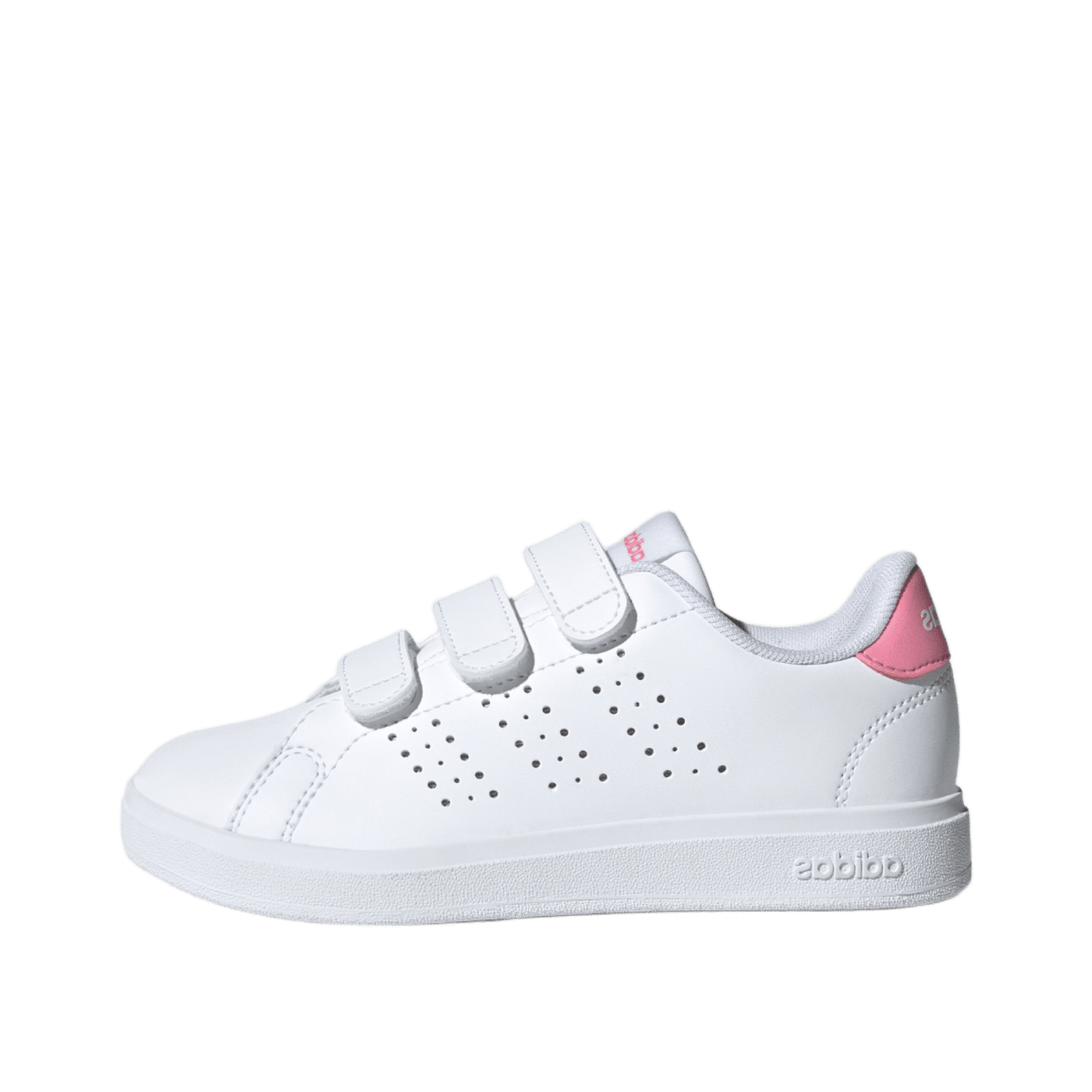 Adidas Advantage Base 2.0 Kids "Cloud White / Bliss Pink / Core Black" | ID1305