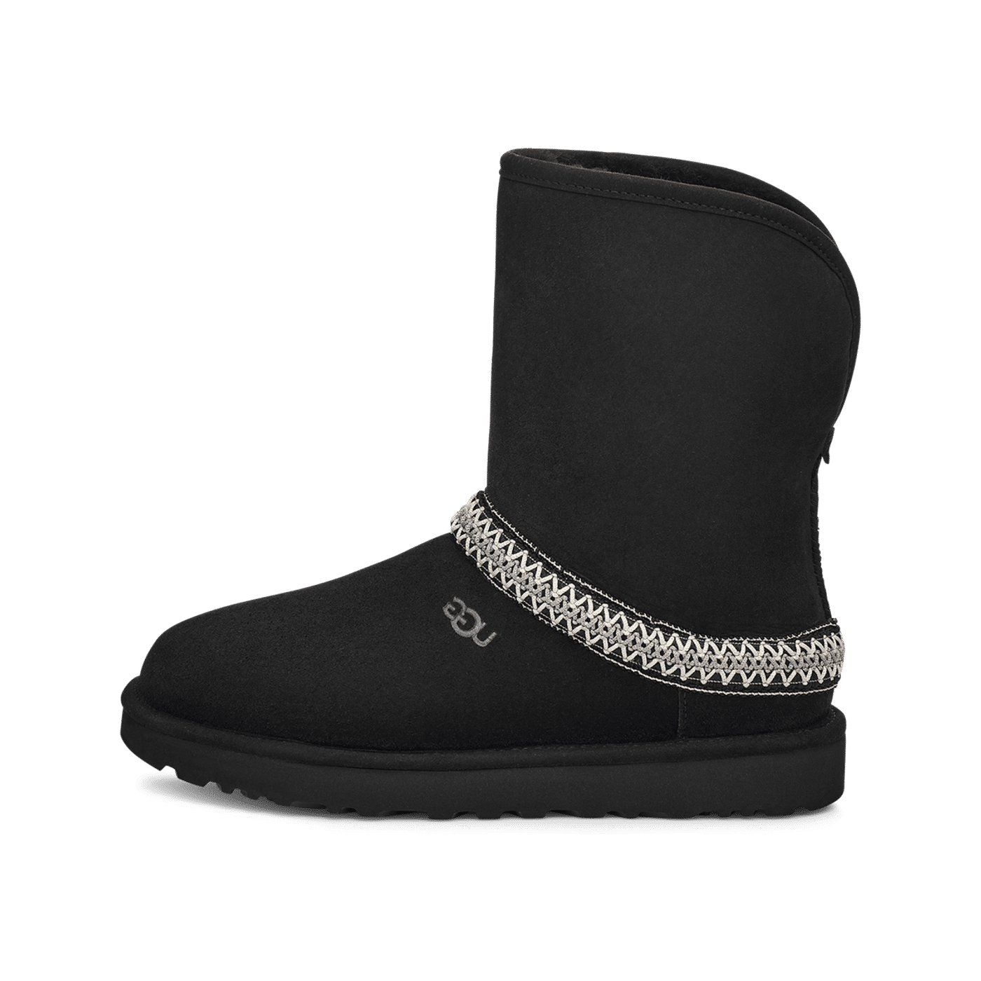 UGG Classic Short Crescent "Black" | 1161770BLK