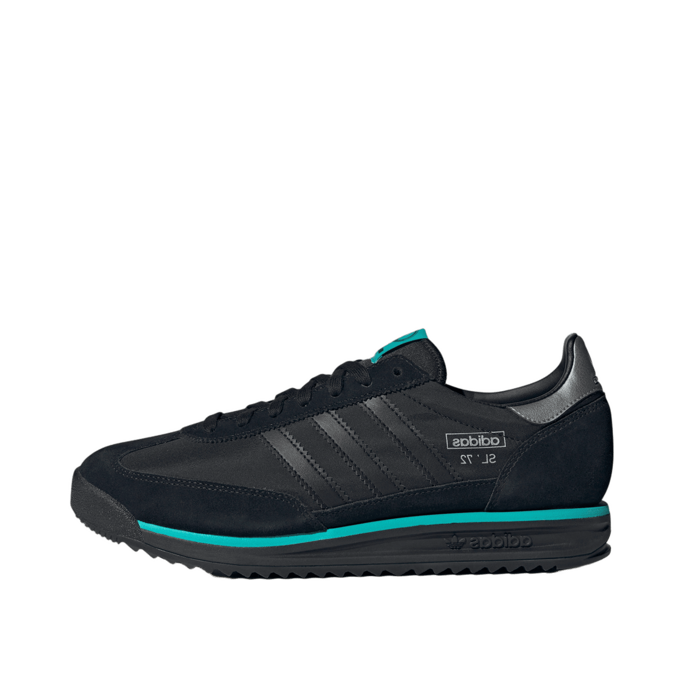 Adidas SL 72 RS Mercedes "Core Black / Core Black / Silver Metallic" | JQ1782