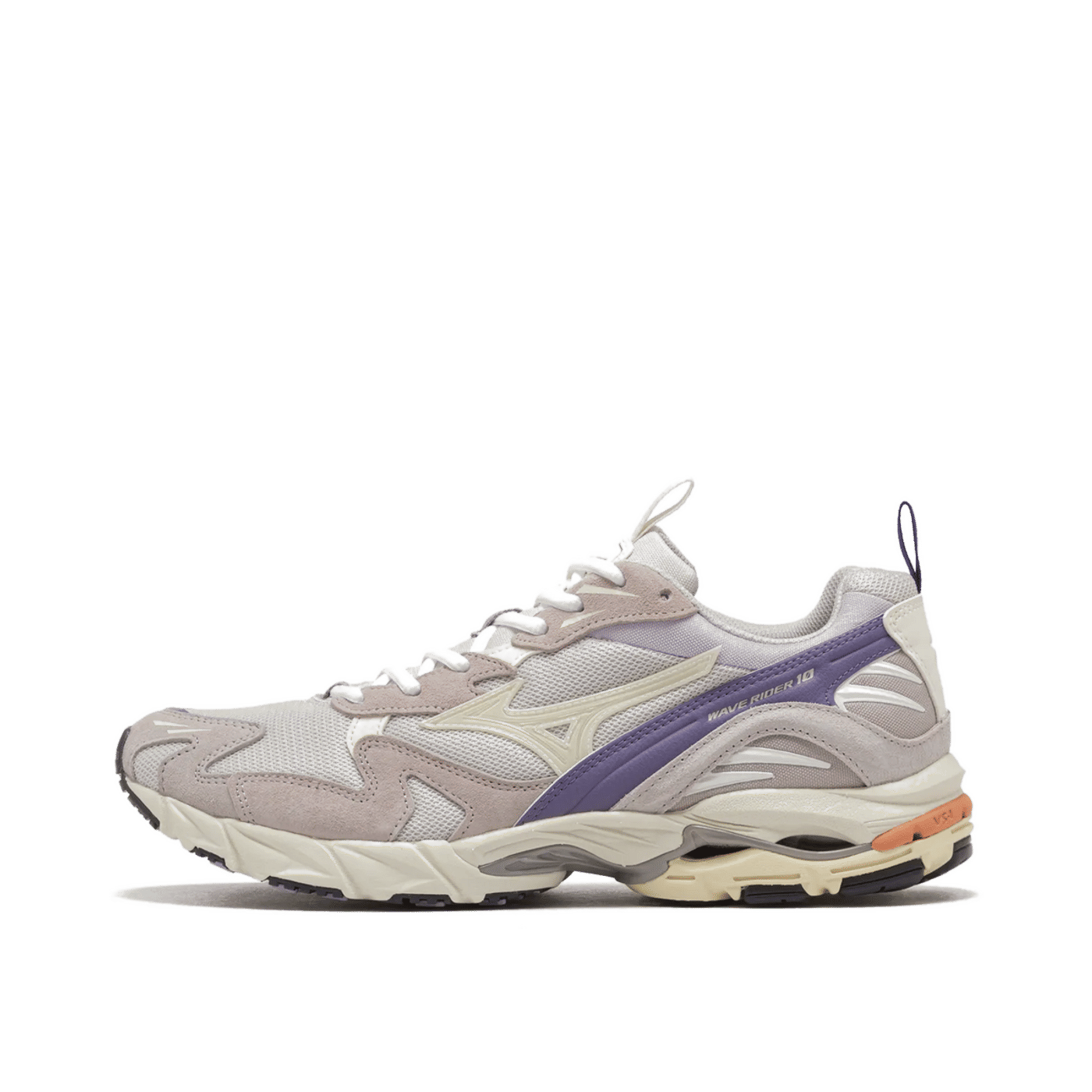 Mizuno Wave Rider 10 "Nimbus Cloud/Pristine/Purple H" | D1GA247104