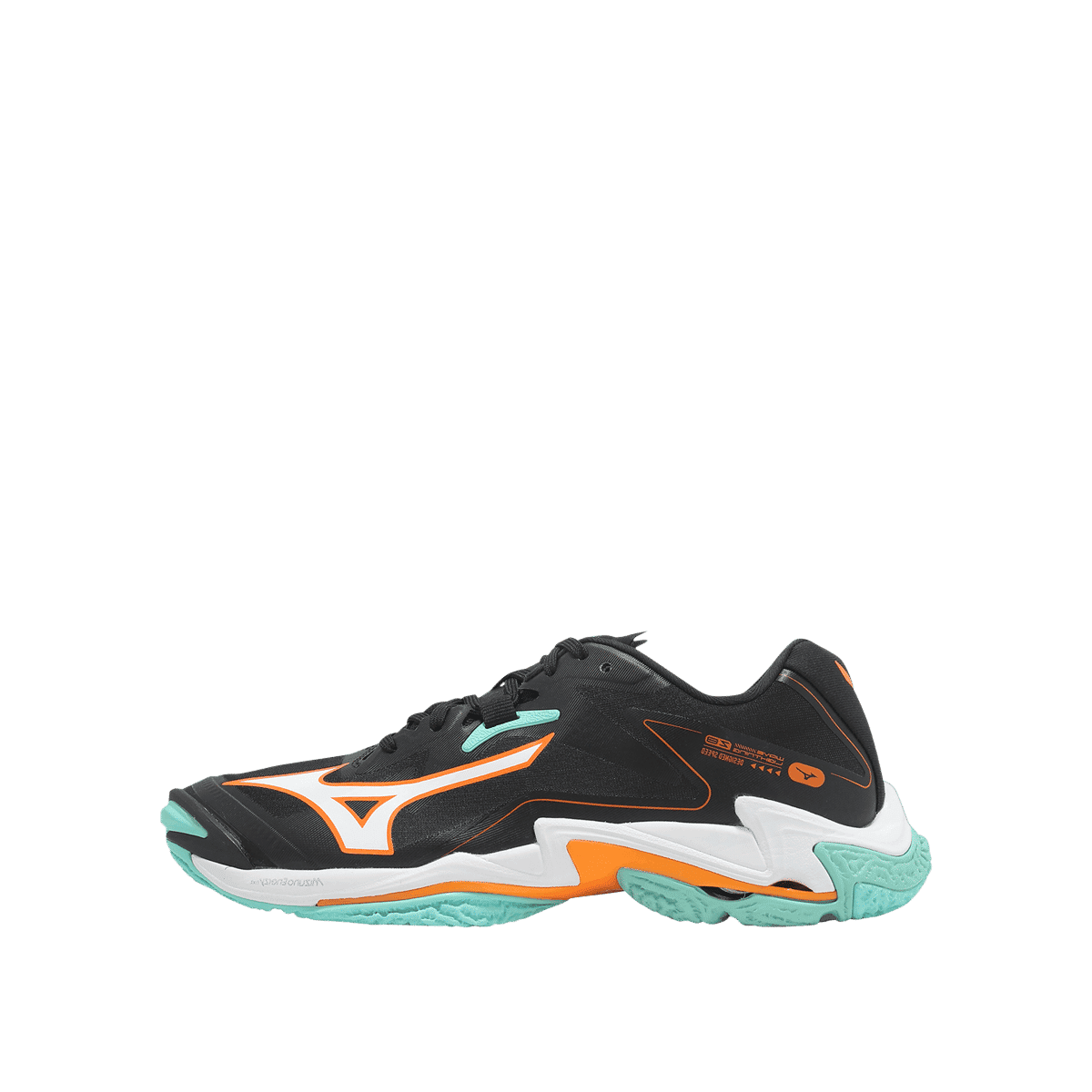 Mizuno WAVE LIGHTNING Z8 "Black/Tangelo/Ice Green" | V1GA240007