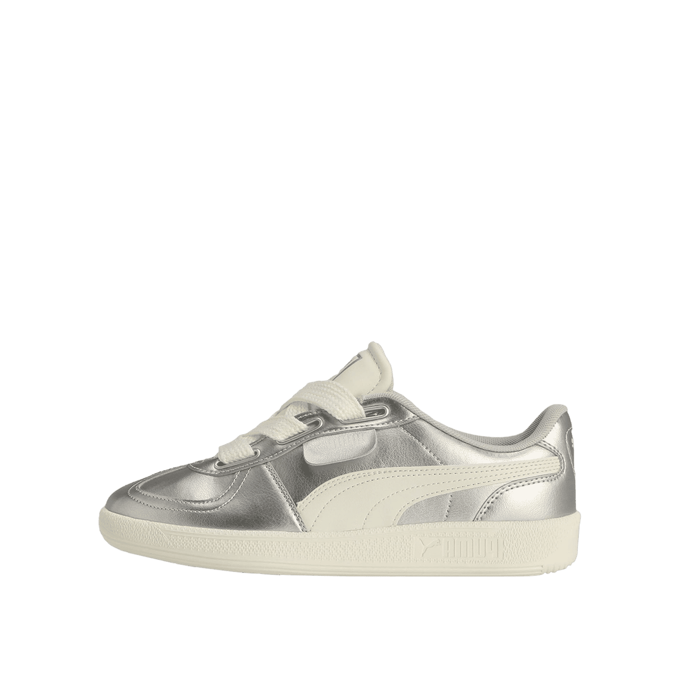 Puma Palermo Wide Lace Metallic "Puma Silver-White" | 402331-01