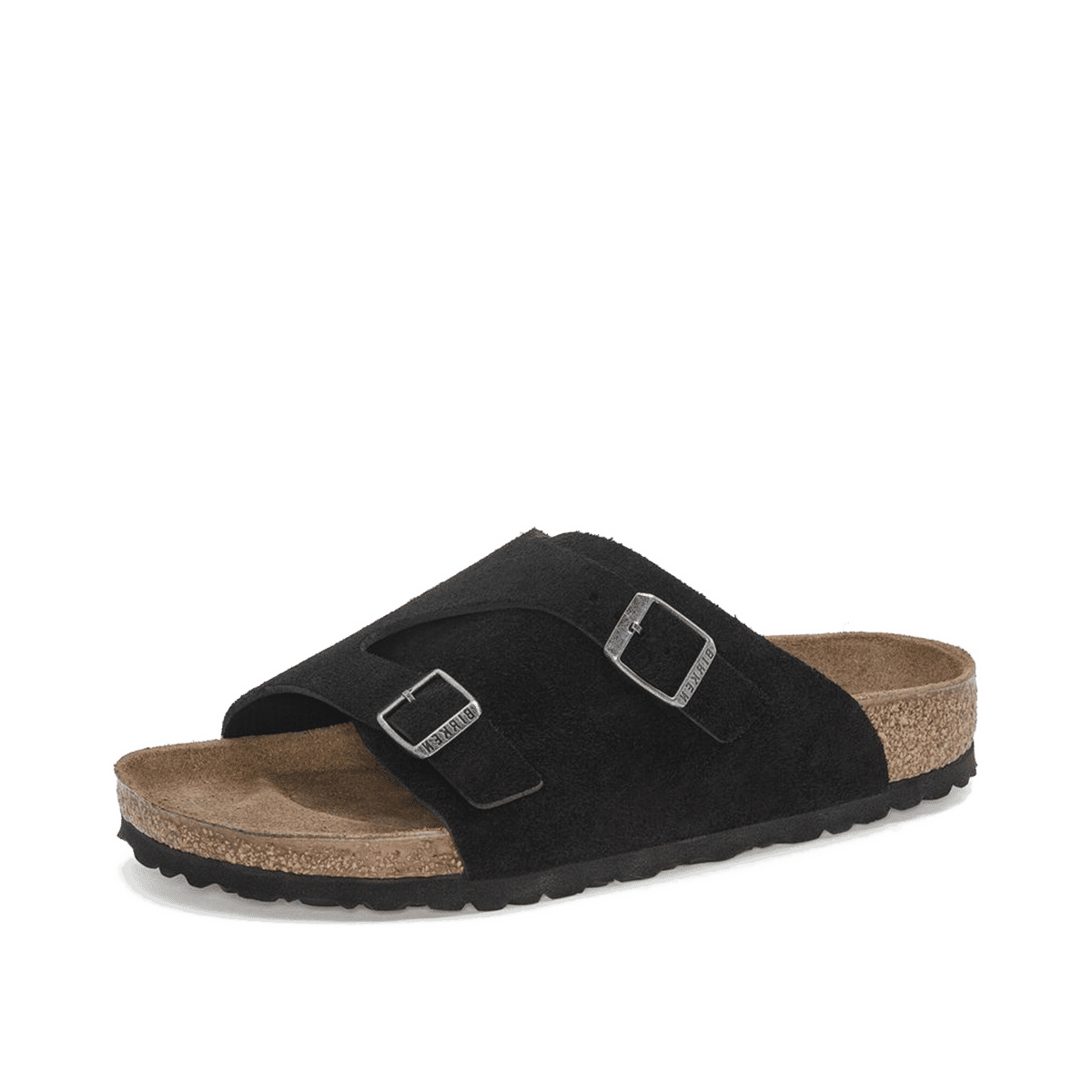 Birkenstock Zürich Suede Leather Narrow Fit "Black" | 1025060