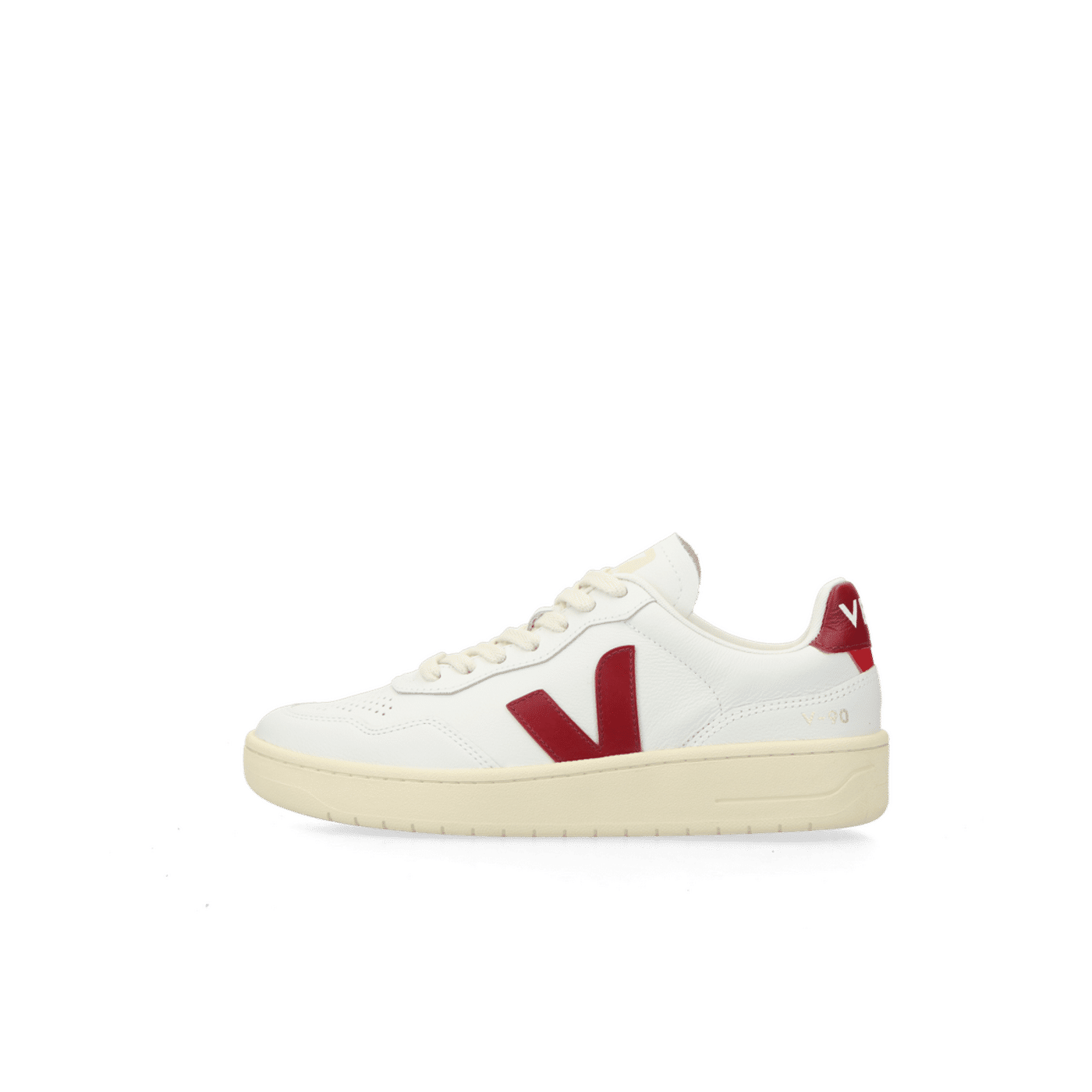 VEJA V-90 O.T Leather "EX/White/Marsala" | VD2003657