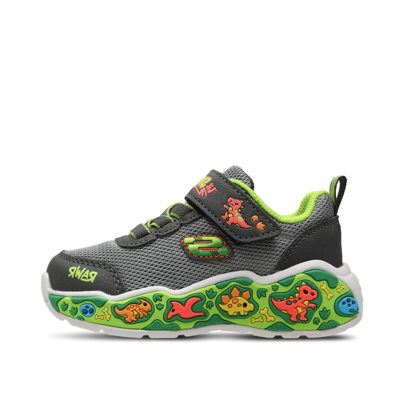Skechers Play Scene "Charcoal/Lime" | 407312NCCLM